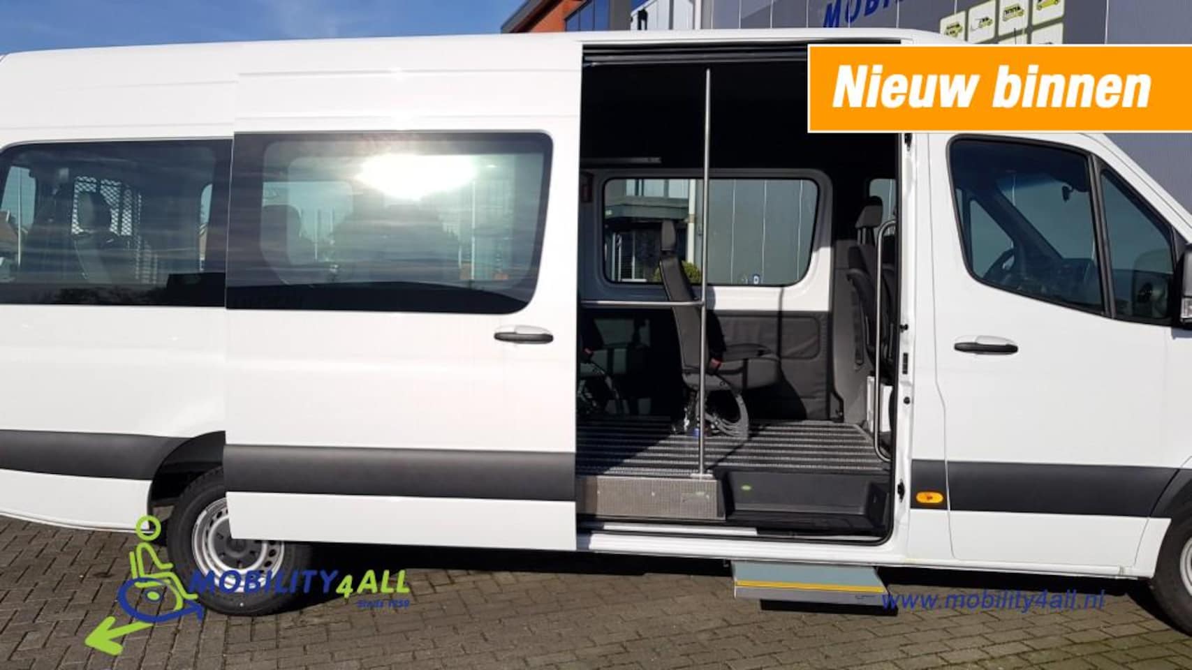 Mercedes-Benz Sprinter - L3  9-persoons rolstoelbus Incl- BPM - AutoWereld.nl