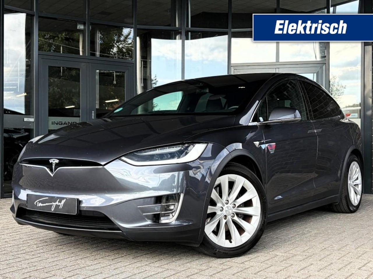 Tesla Model X - LONG RANGE - ORG. NL. - LEDER - TREKH. - 20 INCH - AutoWereld.nl