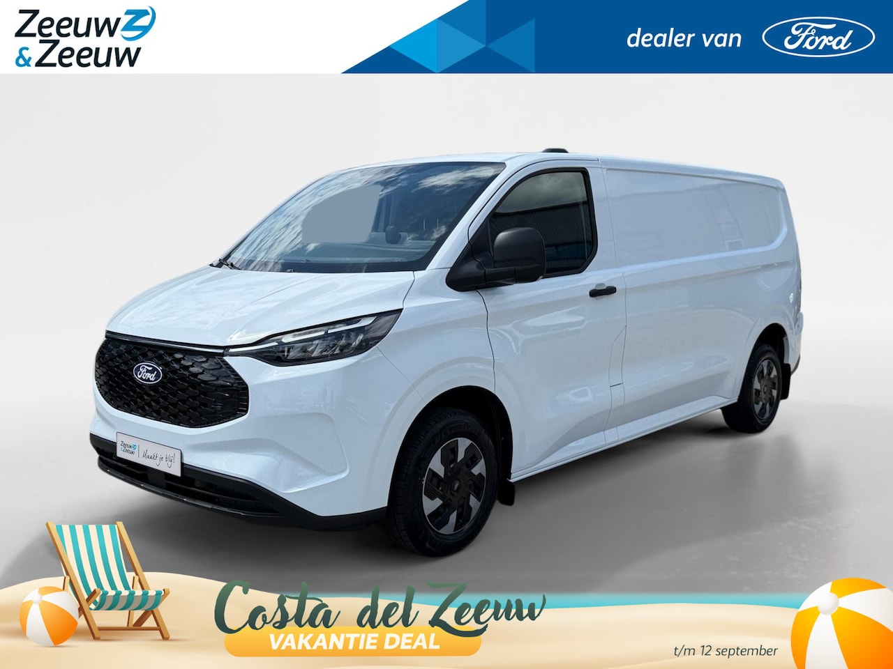 Ford Transit Custom - E-Transit 340 L2H1 Trend 71 kWh | Nieuw te Bestellen | 0,99% Financiering | 370km WLTP Rij - AutoWereld.nl