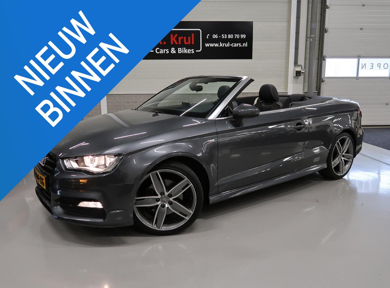 Audi A3 Cabriolet - 1.8 TFSI quattro Ambition Pro Line S Open Days Automaat Leer Sportstoelen Cruisecontrol ad - AutoWereld.nl