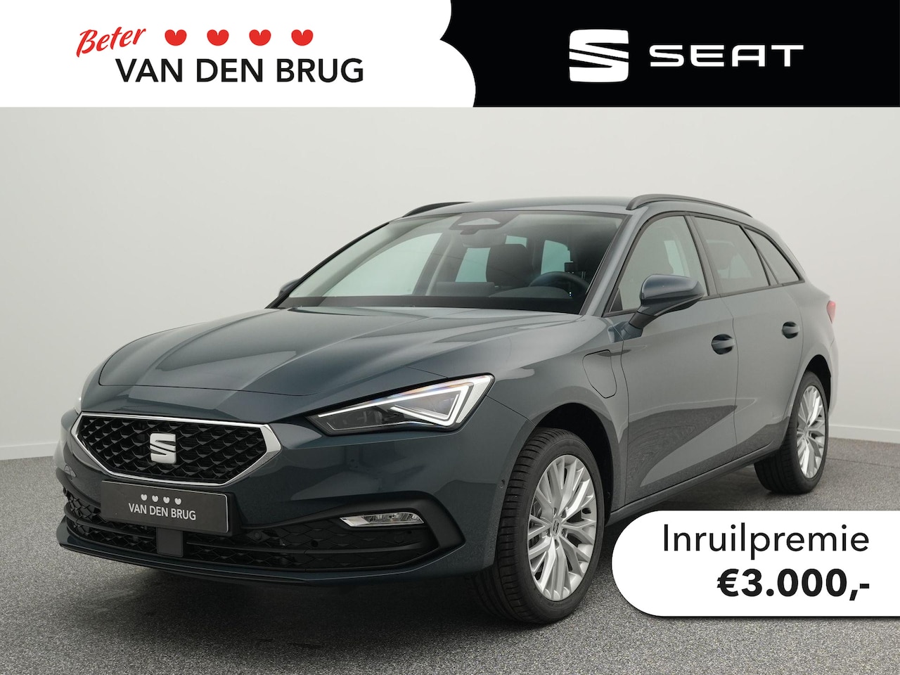 SEAT Leon Sportstourer - 1.5 TSI e-Hybrid Business Style 204pk | Lage fiscale waarde | Matrix LED | Achteruitrijcam - AutoWereld.nl