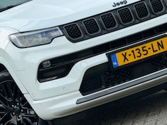Jeep Compass - 4xe 240 Plug-in Hybrid Electric S - Bright White - Leder/Carplay/Adeptive/19''