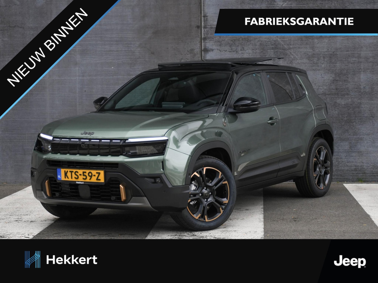 Jeep Avenger - 85th Anniversary 1.2 e-Hybrid 110pk Automaat PANO-DAK | ADAP. CRUISE | CAMERA VOOR + ACHTE - AutoWereld.nl