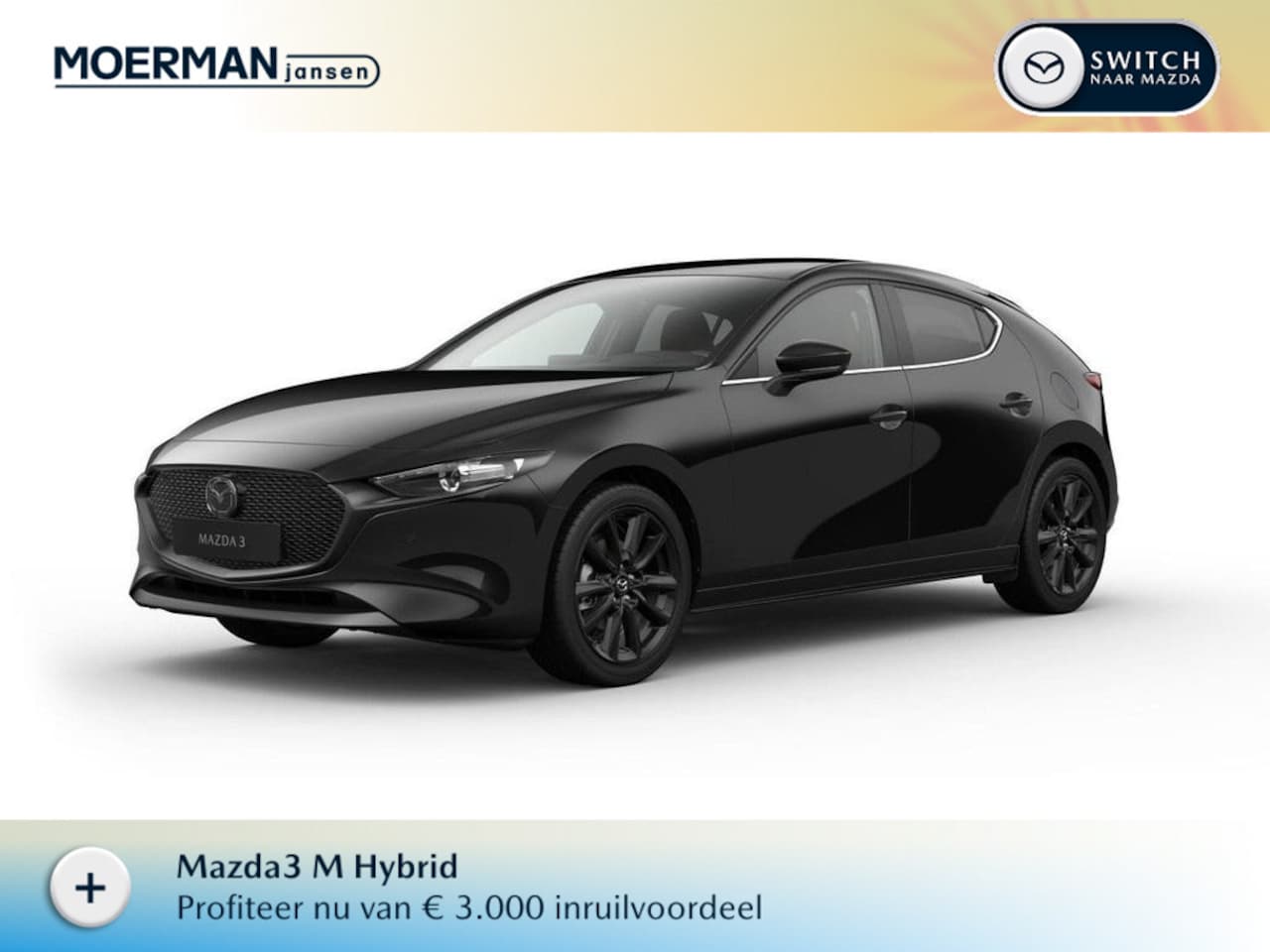 Mazda 3 - 2.5 e-SkyActiv-G M Hybrid 140 Homura / Jet Black - AutoWereld.nl