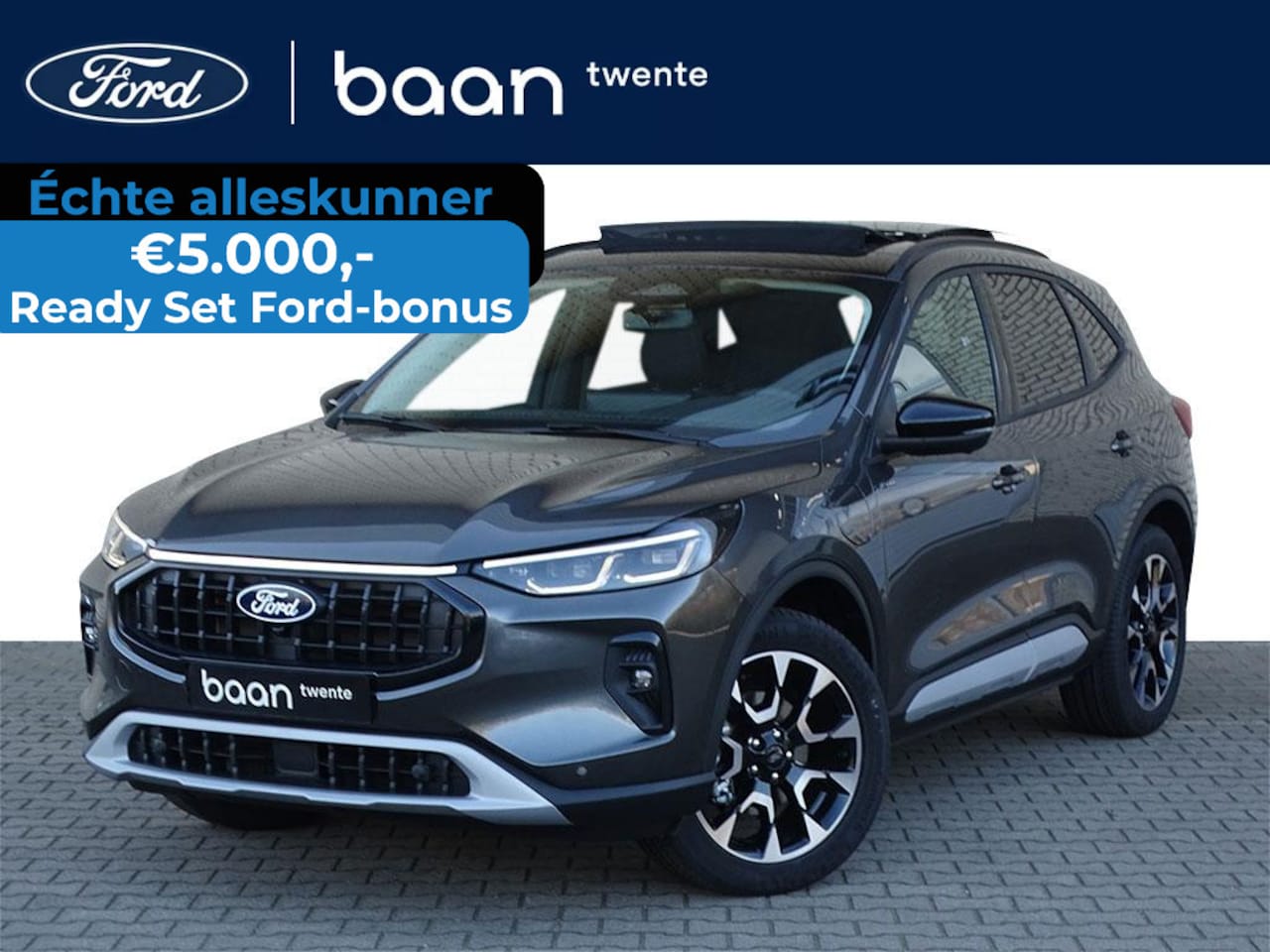 Ford Kuga - 2.5 PHEV Active X | Pano dak | Trekhaak | Driver Ass. Pack | AGR stoelen | - AutoWereld.nl