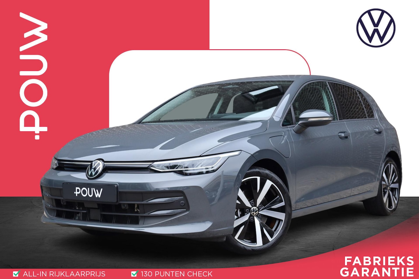 Volkswagen Golf - 1.5 eHybrid 204pk Life Edition | SoH 100% | Zwenkbare Trekhaak | 18 inch LMV | Dodehoeksen - AutoWereld.nl