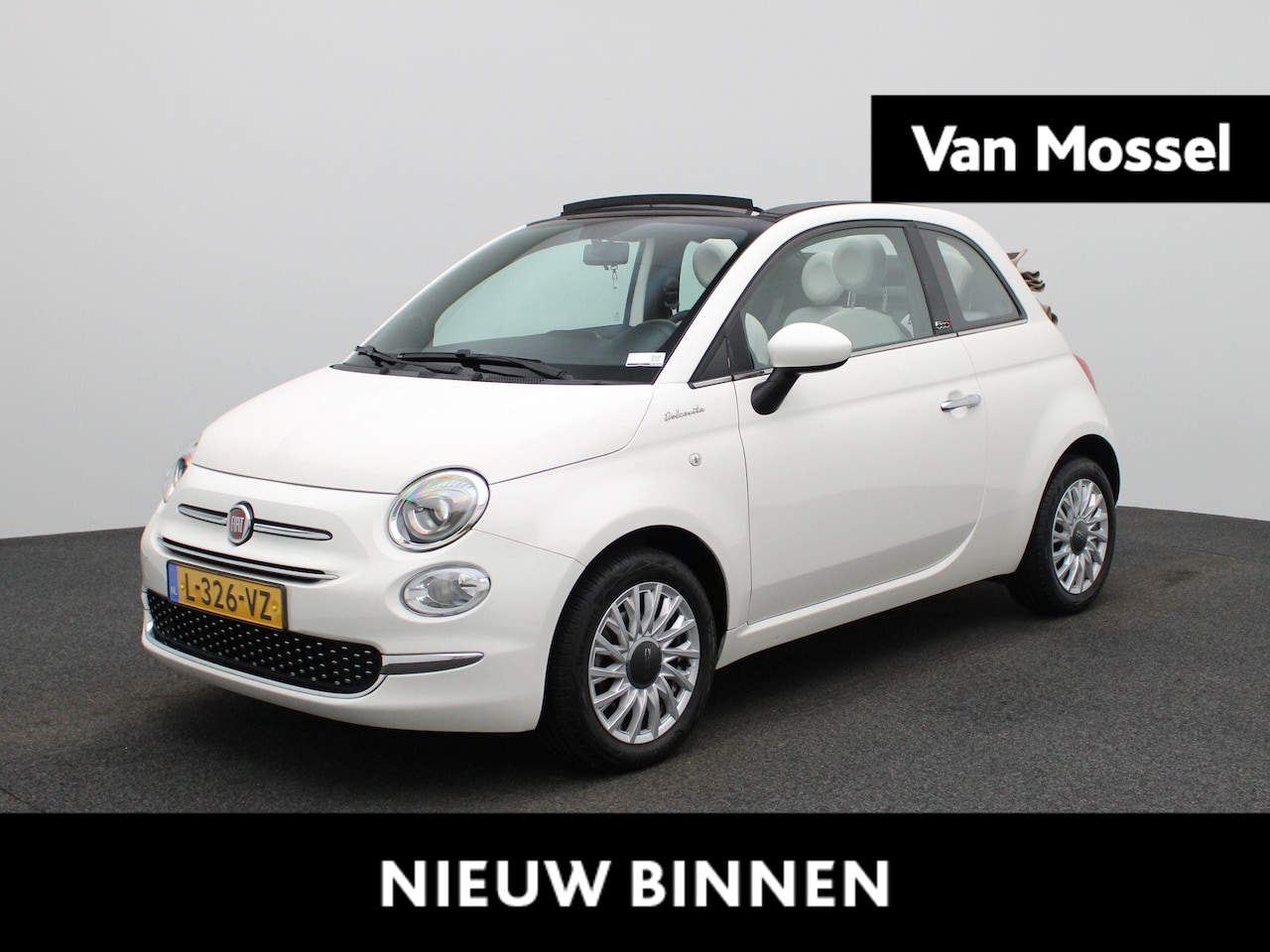 Fiat 500 C - 1.0 Hybrid Dolcevita | Cabrio | Parkeer sensoren | LMV | DAB | Bluetooth | Airco | Cruise - AutoWereld.nl