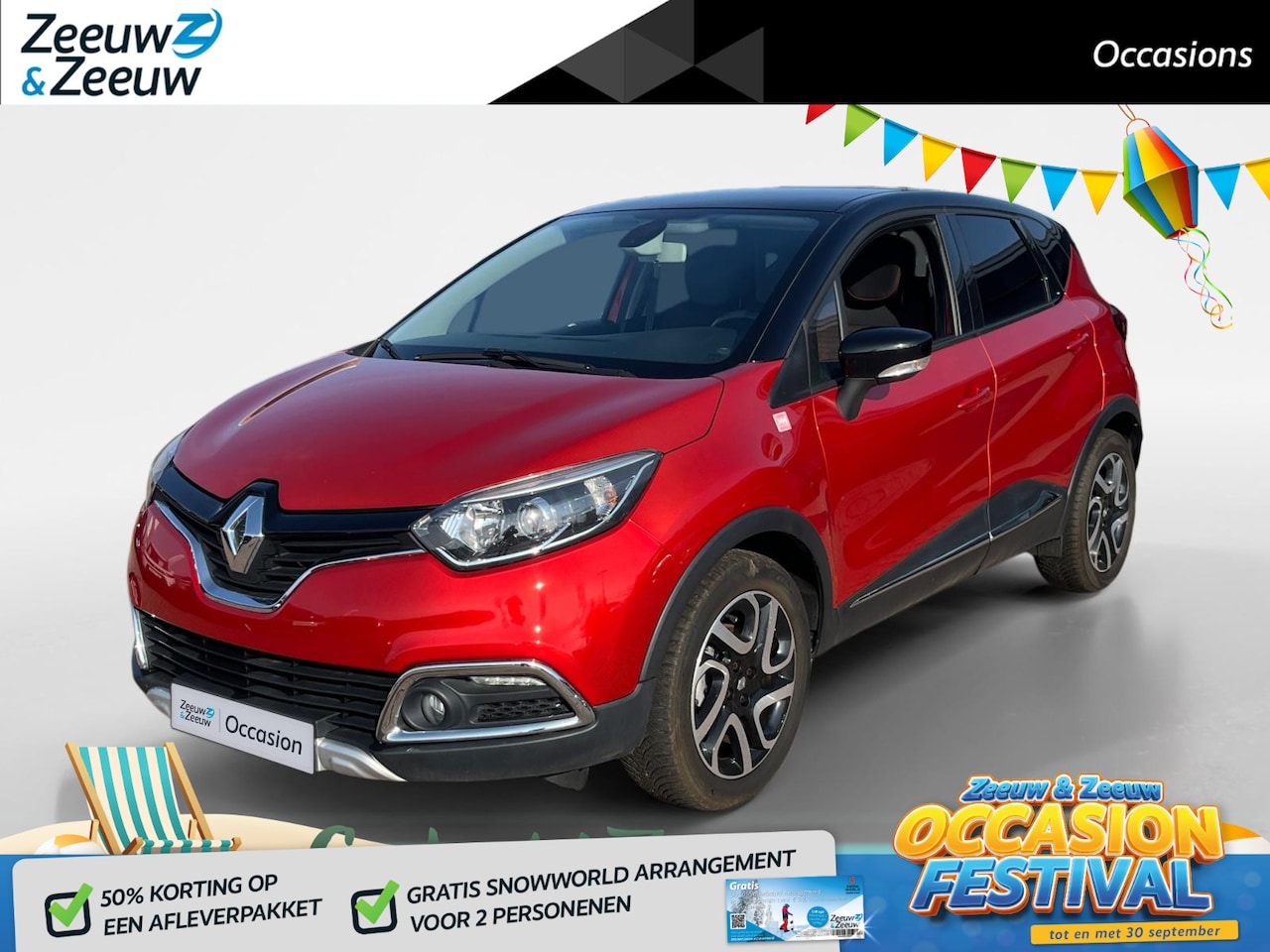 Renault Captur - 1.2 TCe Helly Hansen | STOELVERWARMING | AUTOMAAT | CLIMATE | STOELVERWARMING | KEYLESS | - AutoWereld.nl