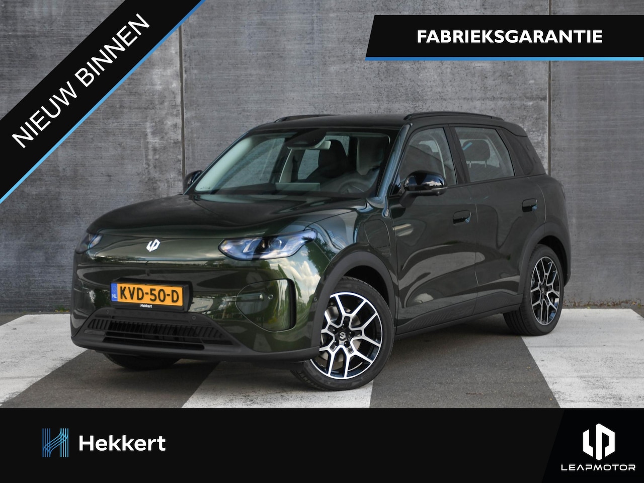 Leapmotor B03X - ProMax Design 53kWh 198pk Automaat 18''LM | SFEERVERLICHTING | STOEL/STUURVERWARMING | CAM - AutoWereld.nl