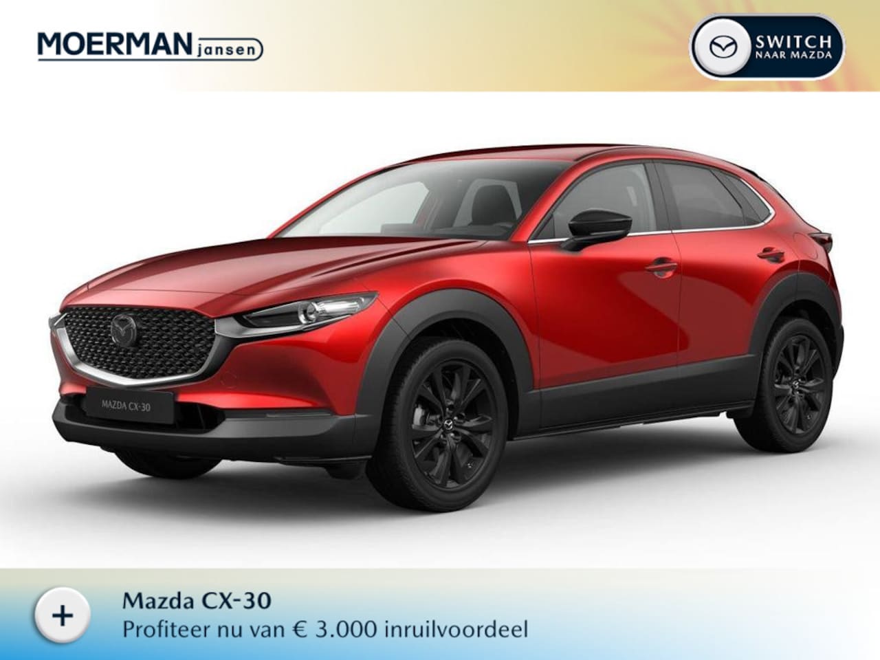 Mazda CX-30 - 2.5 e-SkyActiv-G M Hybrid Homura / Soul Red Crystal - AutoWereld.nl