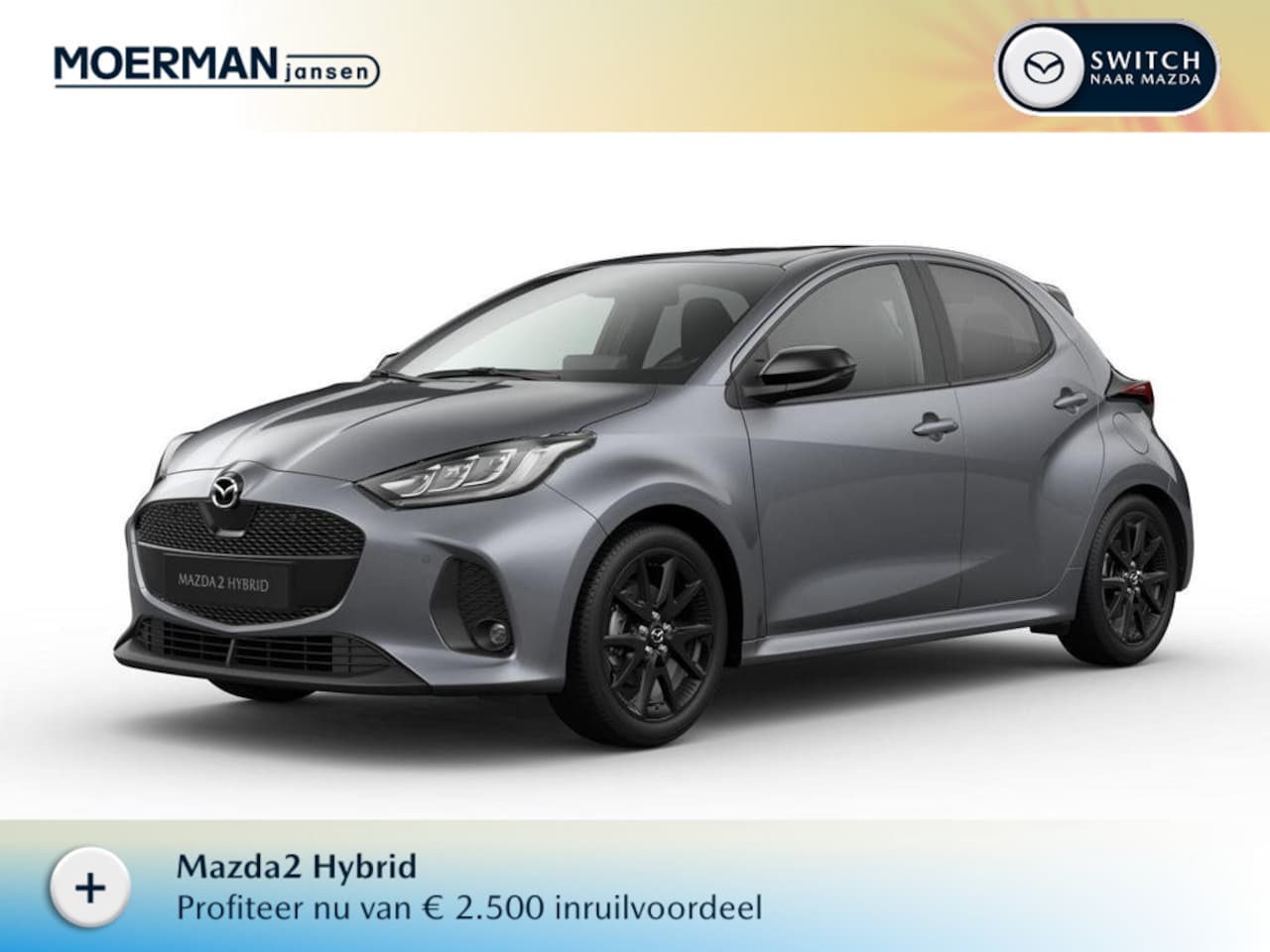 Mazda 2 Hybrid - 1.5 Homura / Lead Grey - AutoWereld.nl