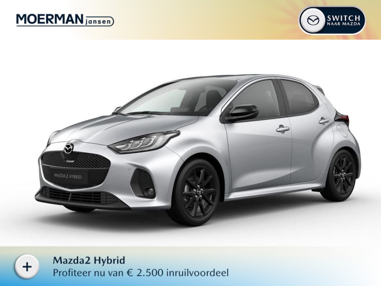 Mazda 2 Hybrid - 1.5 Homura / Stormy Silver - AutoWereld.nl