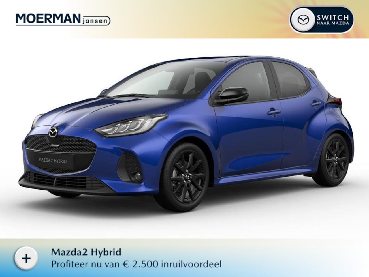 Mazda 2 Hybrid - 1.5 Homura / Glass Blue - AutoWereld.nl