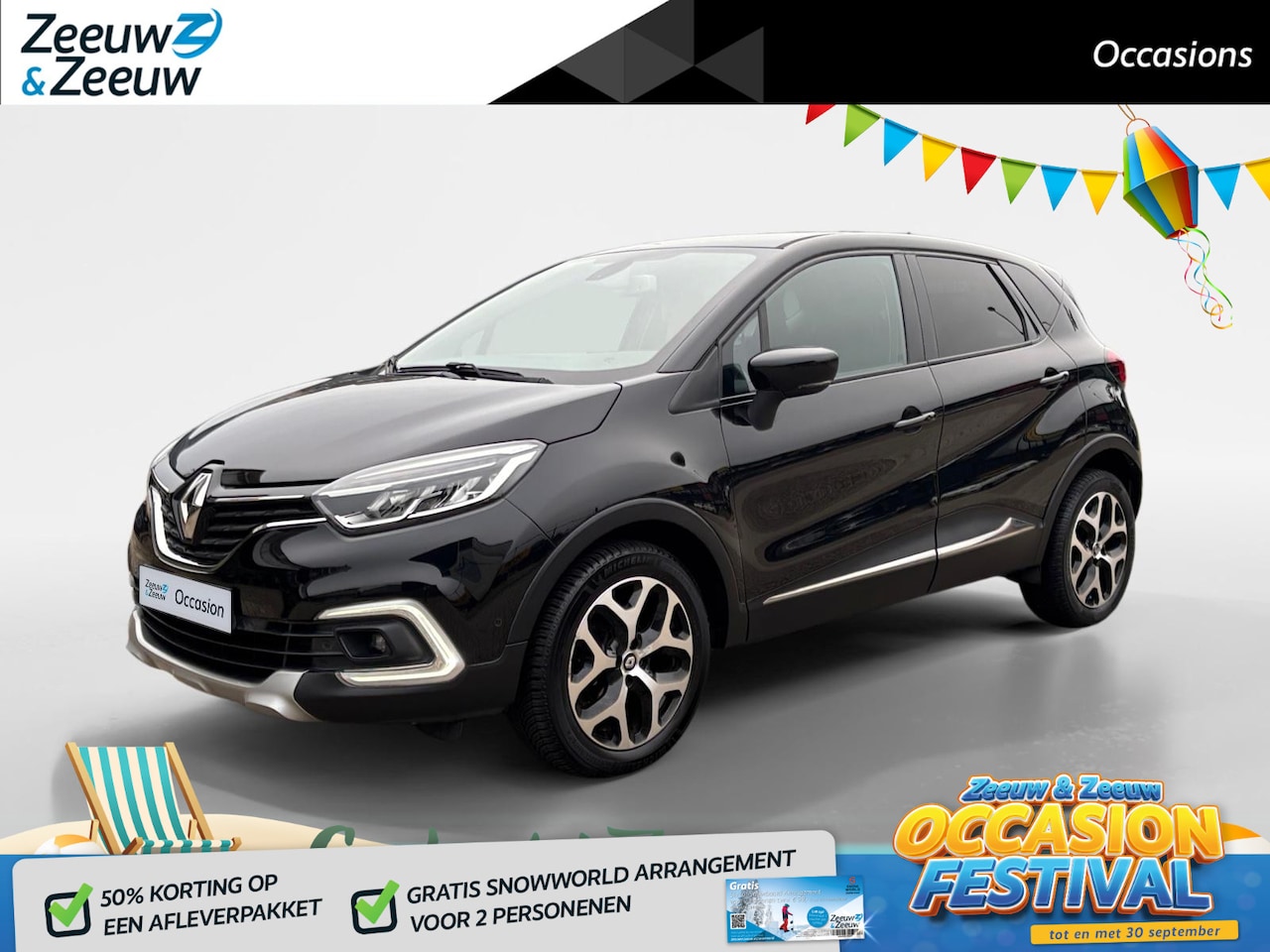 Renault Captur - 0.9 TCe Edition One | Trekhaak | Stoelvw | Leder | Cruise | Camera | Navi | - AutoWereld.nl