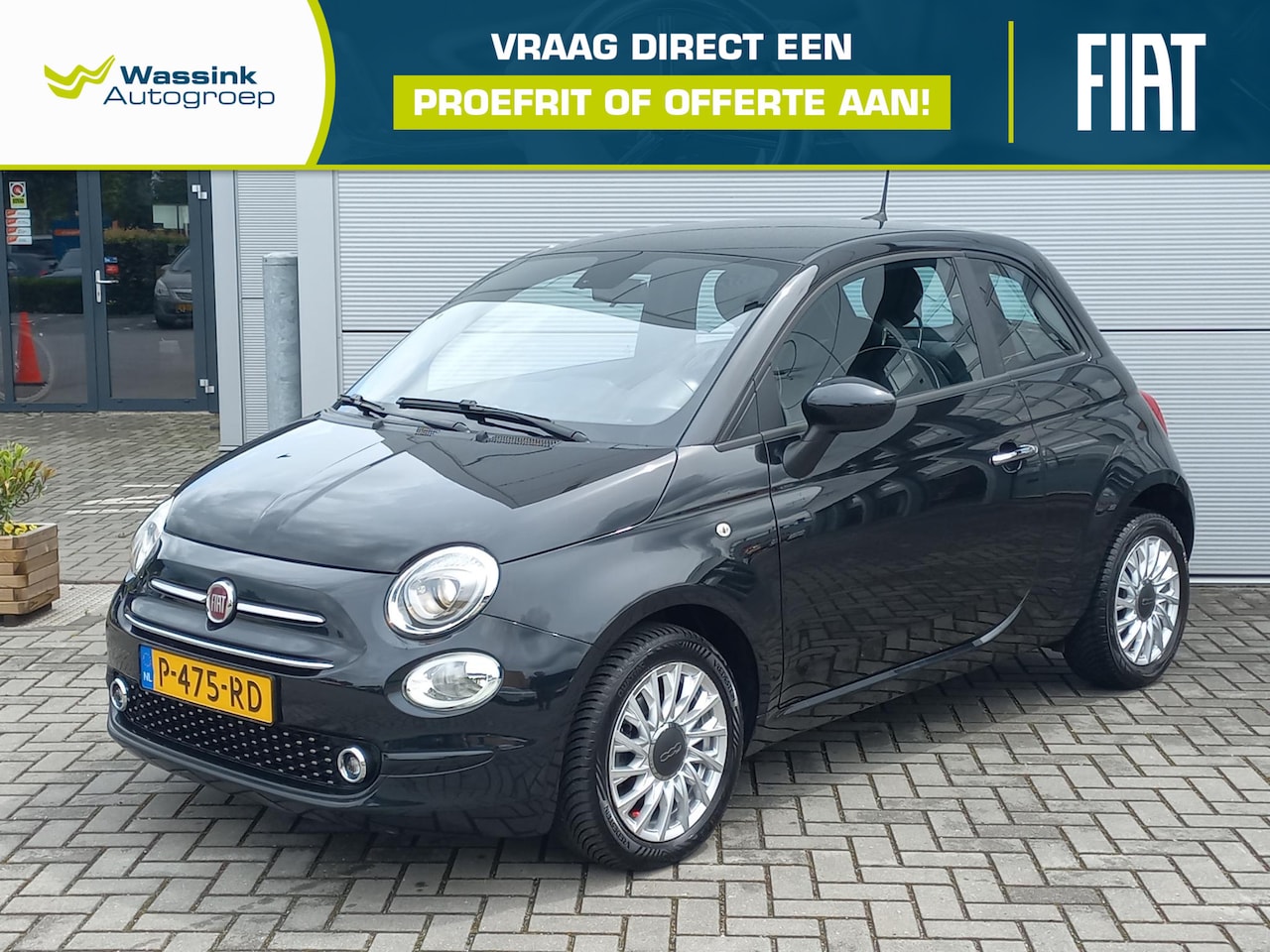 Fiat 500 - 1.0 Hybrid Lounge | SUMMER DEALS | Climate control | Navigatie | LM-velgen | Apple / Andro - AutoWereld.nl