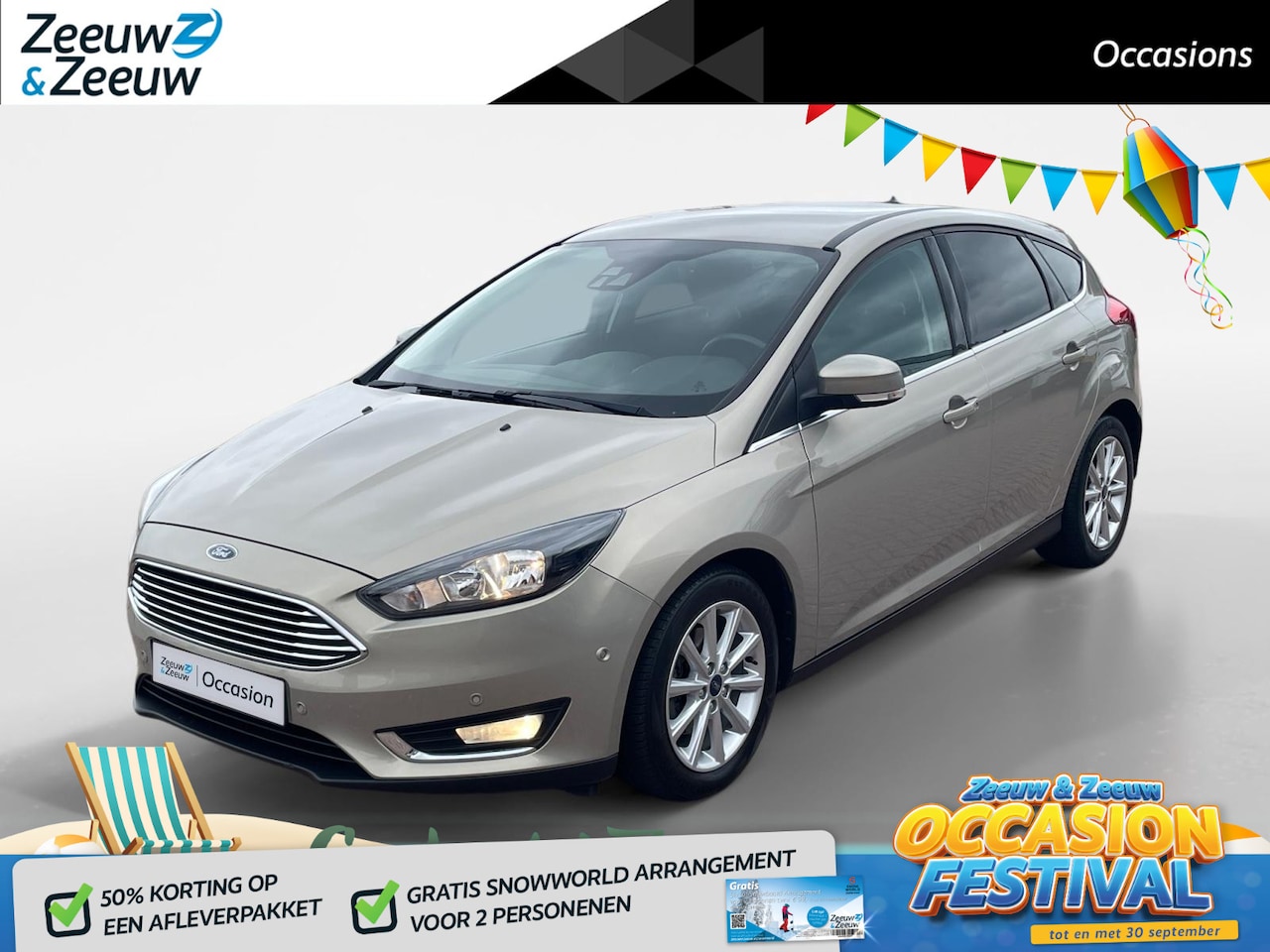 Ford Focus - 1.0 First Edition | CAMERA | NAVIGATIE | LM VELGEN | CRUISE | AIRCO | - AutoWereld.nl