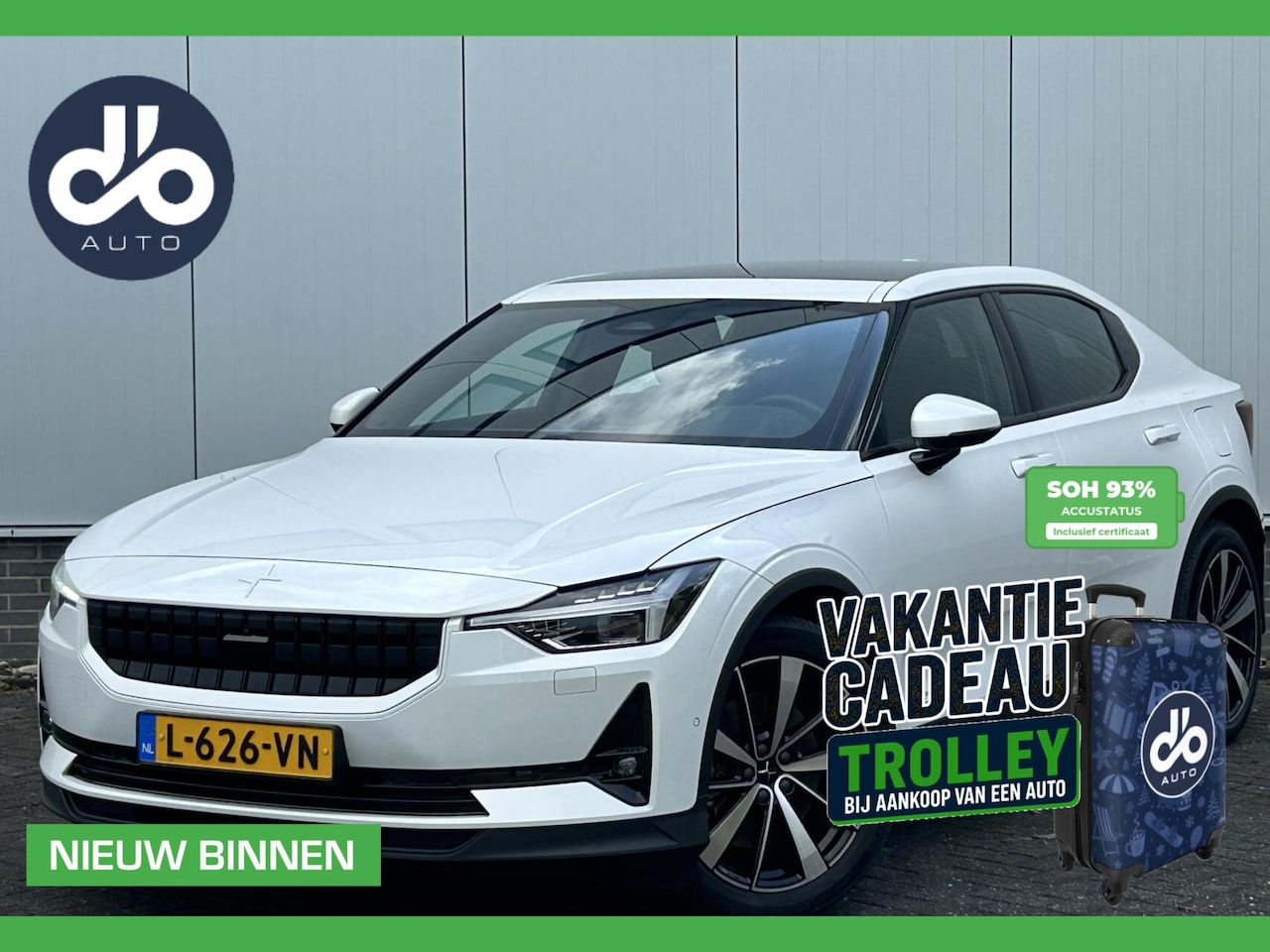 Polestar 2 - Long Range Dual Motor Plus Pilot78kWh SOH 93% I PILOT PLUS I PANO I ORG.NL + NAP - AutoWereld.nl