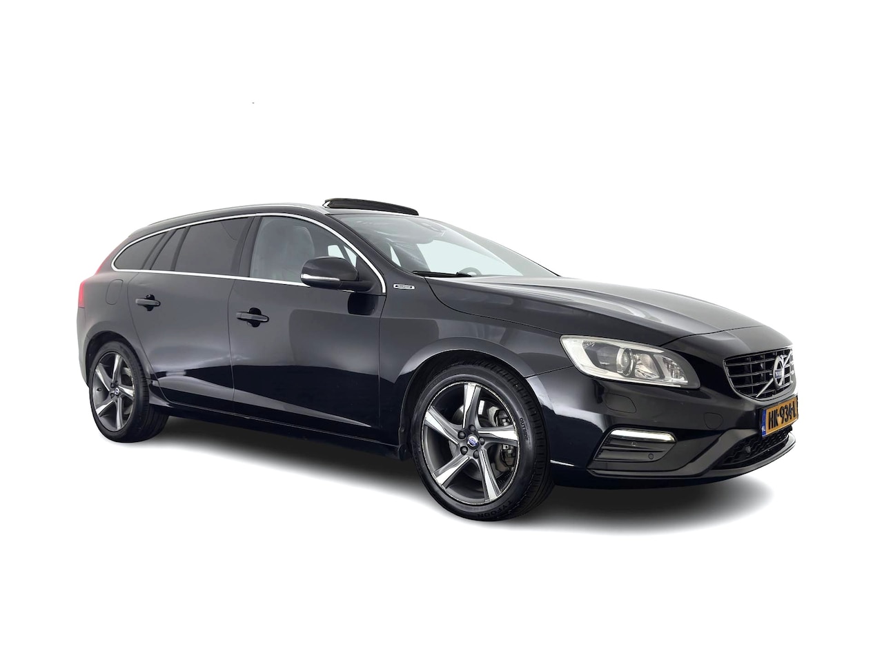 Volvo V60 - 2.4 D6 Twin Engine R-Design AWD (Plug-In) Aut. *PANO | LEATHER | XENON | MEMORY-PACK | NAV - AutoWereld.nl