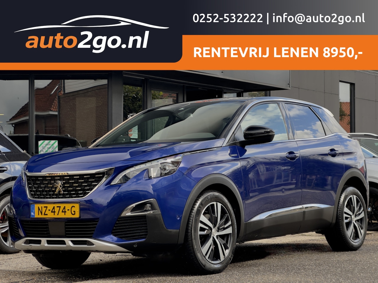Peugeot 3008 - 1.6 e-AUT6 GT LINE LET OP!! 54D.KM!! LEDER NAVI CAMERA APPLE-CARPLAY DIGI-DASH LED LMV PDC - AutoWereld.nl