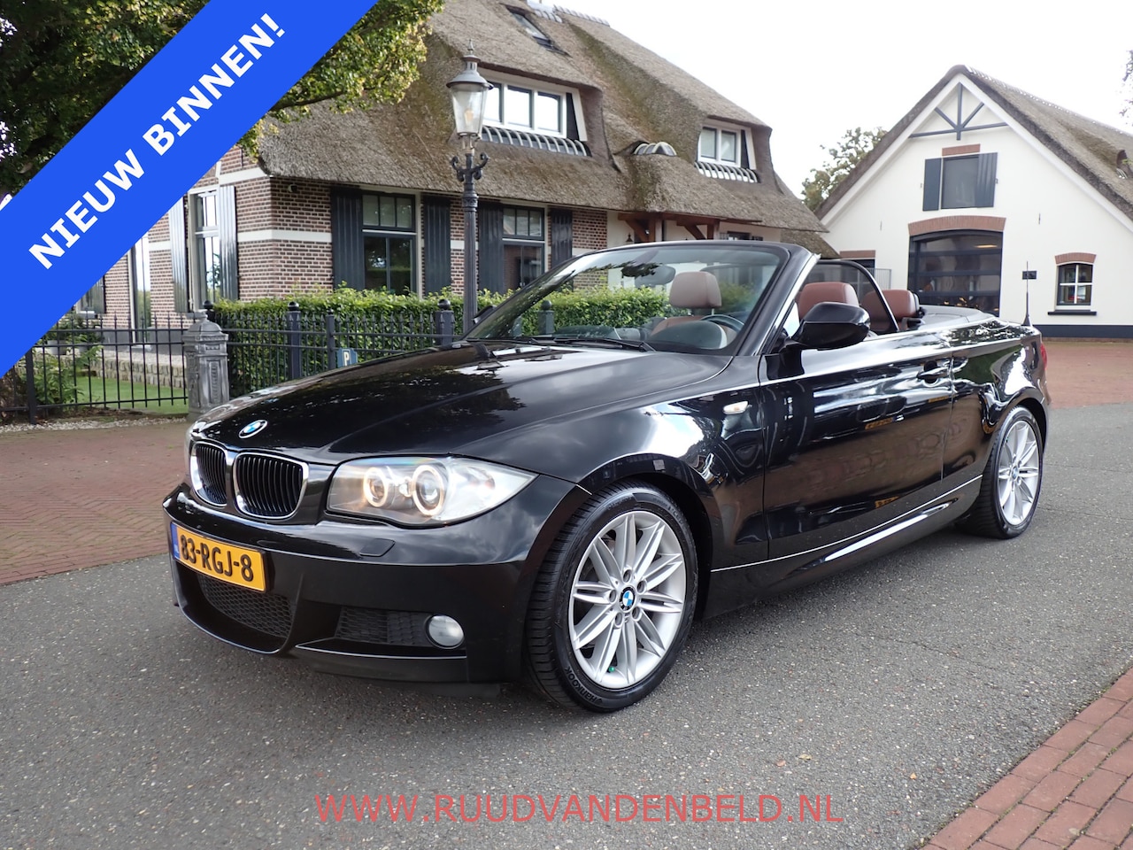 BMW 1-serie Cabrio - 118i M-Pakket LEDER / STOELVERWARMING / CRUISE / NAVI / BLUETOOTH - AutoWereld.nl
