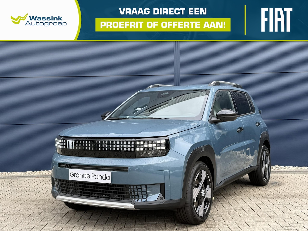 Fiat Grande Panda - La Prima 7.4 kW 44 kWh | Snelladen Tot 100kW | Apple CarPlay/ Android Auto | Stoel & Stuur - AutoWereld.nl