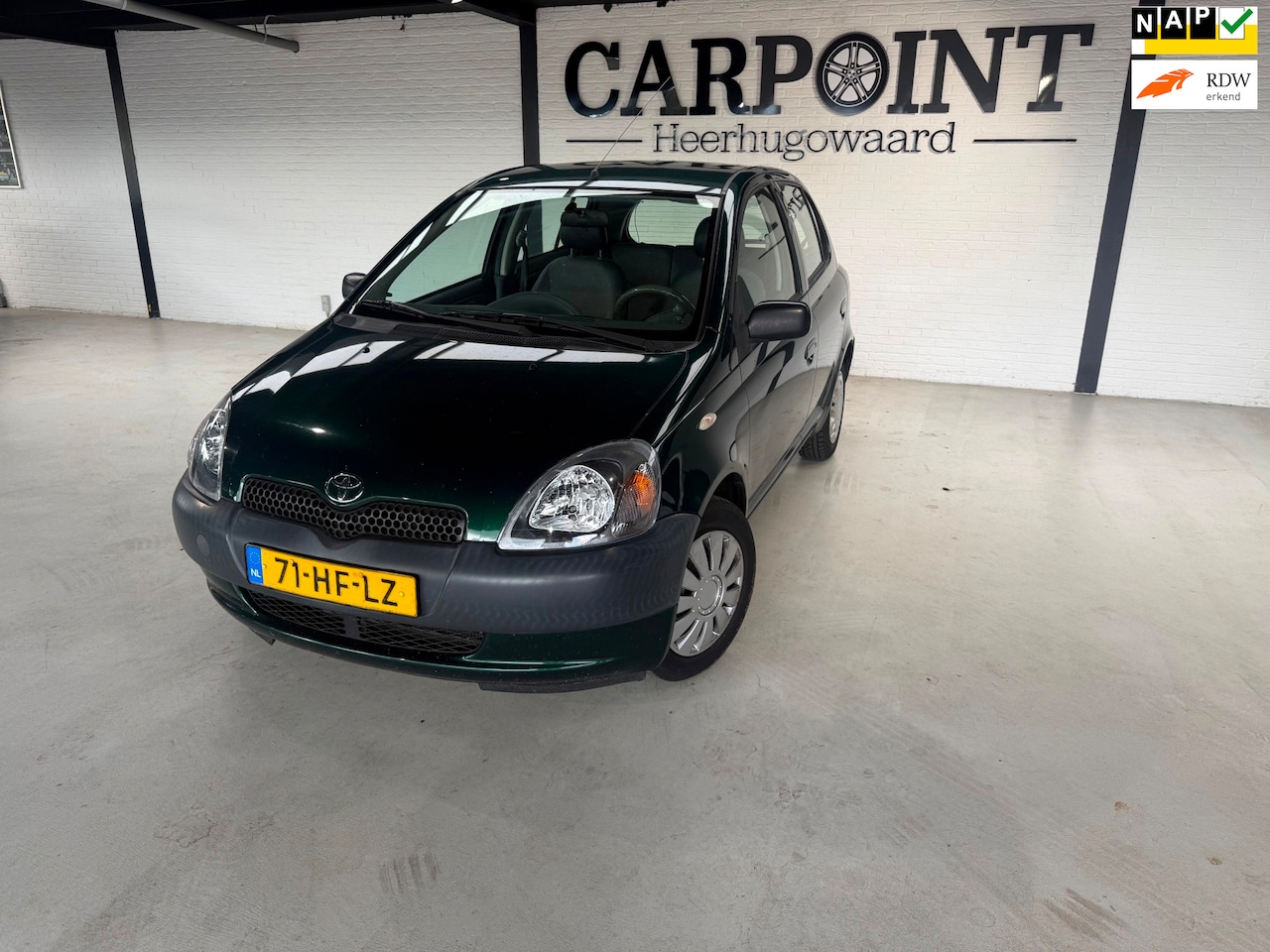 Toyota Yaris - 1.0-16V VVT-i Terra 2001 5Deurs APK Mei 2027 4Nw Banden Zuinig NAP - AutoWereld.nl