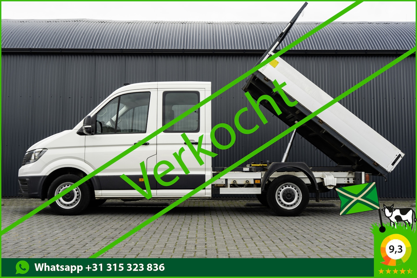 Volkswagen Crafter - 35 2.0 TDI | Kipper | DC | 6-Zits | Cruise | Airco | Euro 6 - AutoWereld.nl
