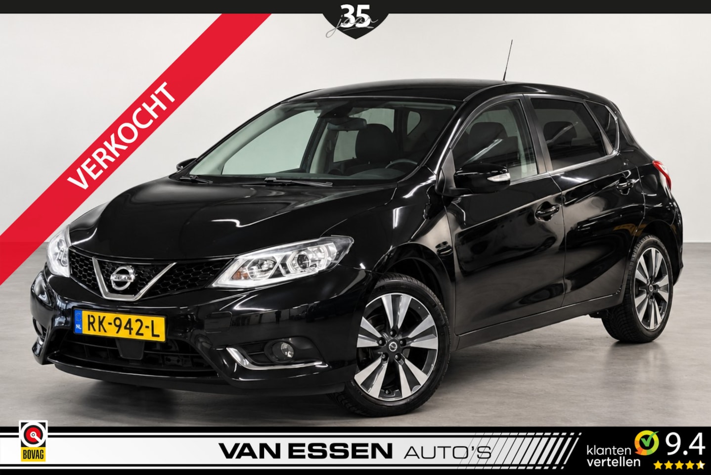 Nissan Pulsar - 1.2 DIG-T Tekna Navi 360-Camera Carplay Keyless Stoelverw. - AutoWereld.nl