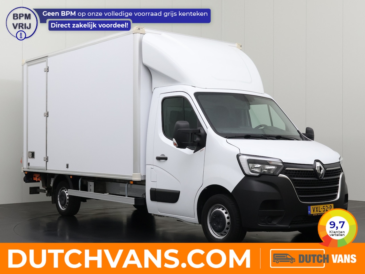 Renault Master - 2.3DCi 165PK Bakwagen+Laadklep | Zijdeur | Dakspoiler | Navigatie | Camera | 3-Zits | Airc - AutoWereld.nl