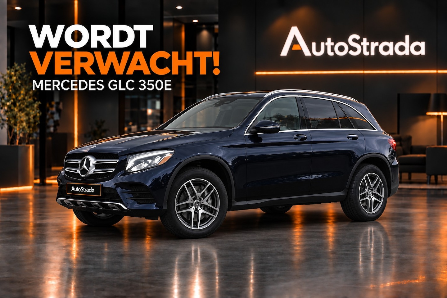 Mercedes-Benz GLC-klasse - 350e AMG-Line 320pk 4MATIC | Pano | Cruise | Climate | LED | Navigatie | Half Leder | - AutoWereld.nl