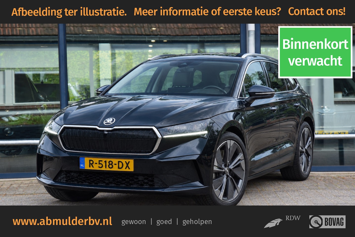 Skoda Enyaq iV - 60 | BOVAG Garantie | Org. NL | Velgen 'Antraciet' Regulus | Cruise control DAB | Electron - AutoWereld.nl