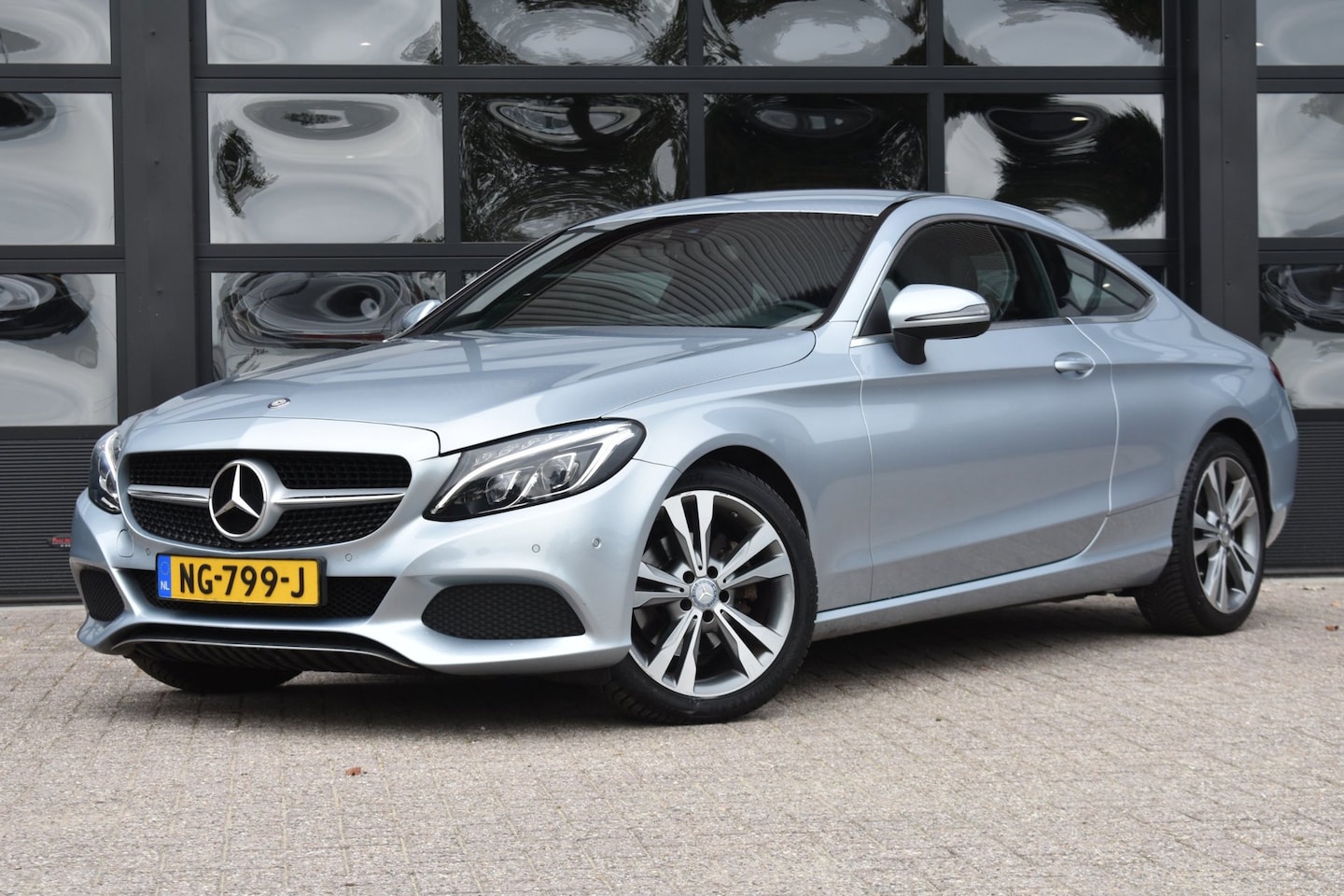 Mercedes-Benz C-klasse Coupé - 220 d Lease Edition '17 LED Clima Navi Cruise - AutoWereld.nl