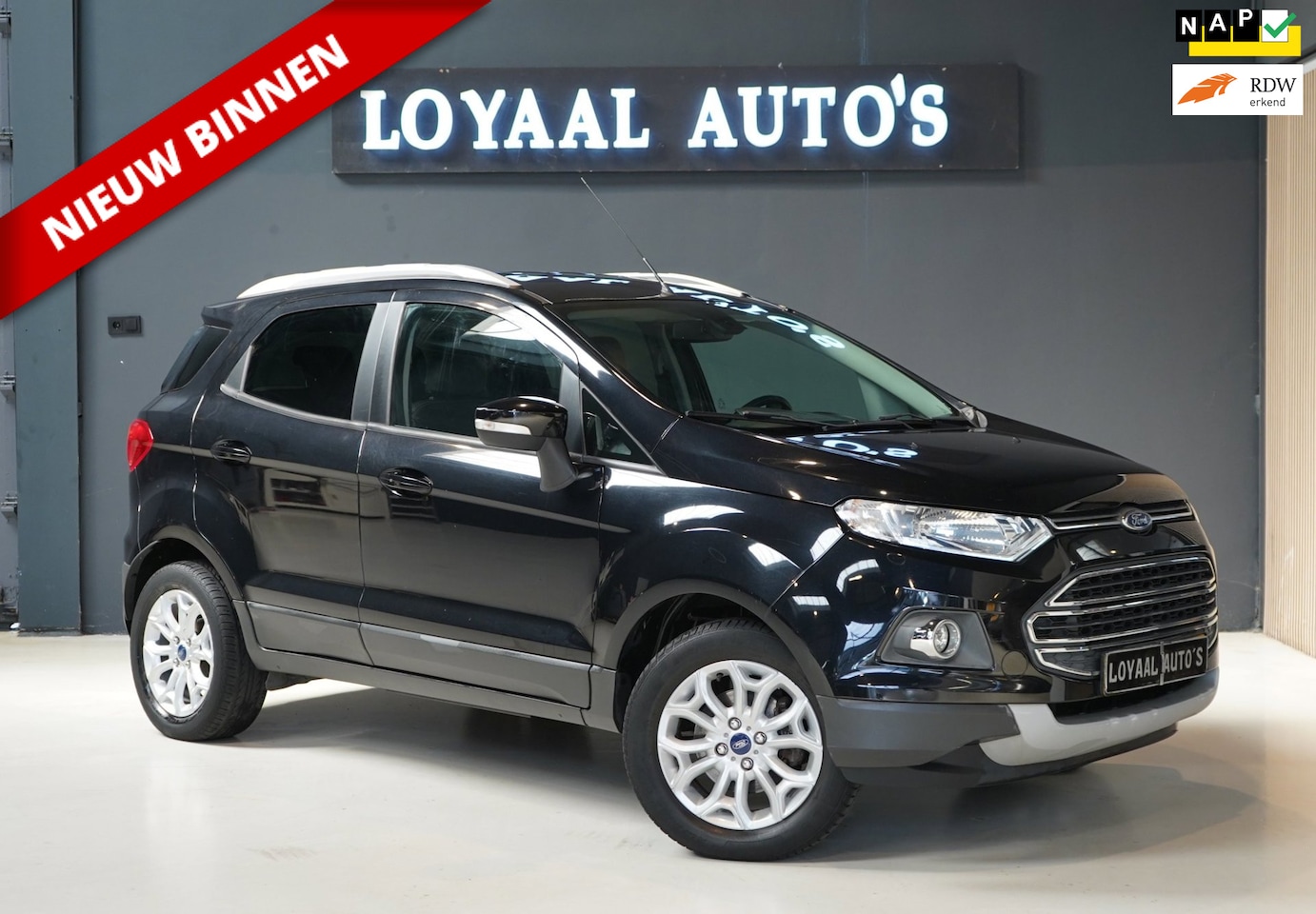 Ford EcoSport - 1.0 EcoBoost Titanium | STOELVERW. | PDC | AIRCO | STARTSTOP KNOP | NAP | ELEK. RAMEN | AP - AutoWereld.nl