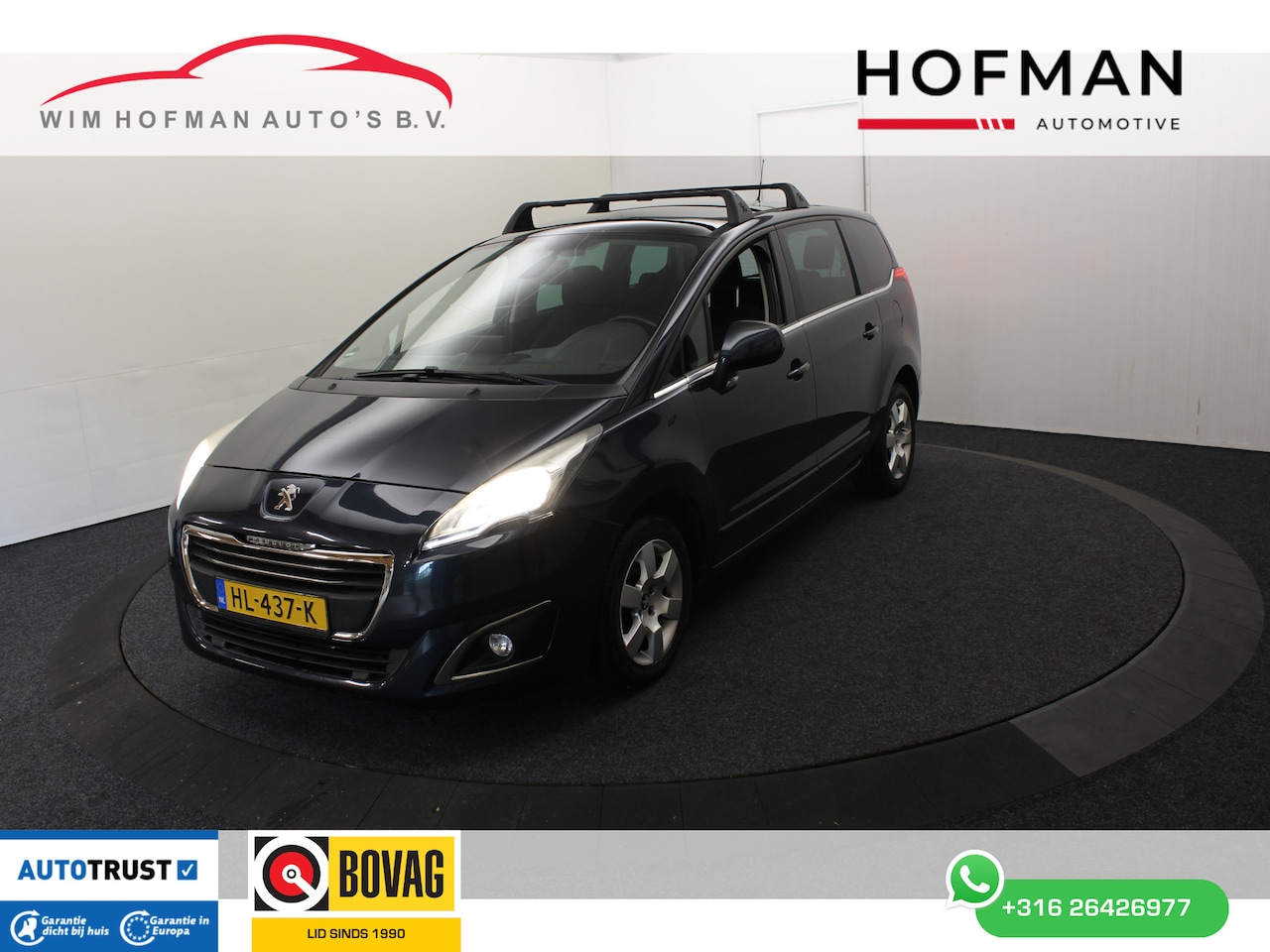 Peugeot 5008 - 1.2 PureTech Blue L 7p. Dealer onderh + distr verv Trekh Pano - AutoWereld.nl