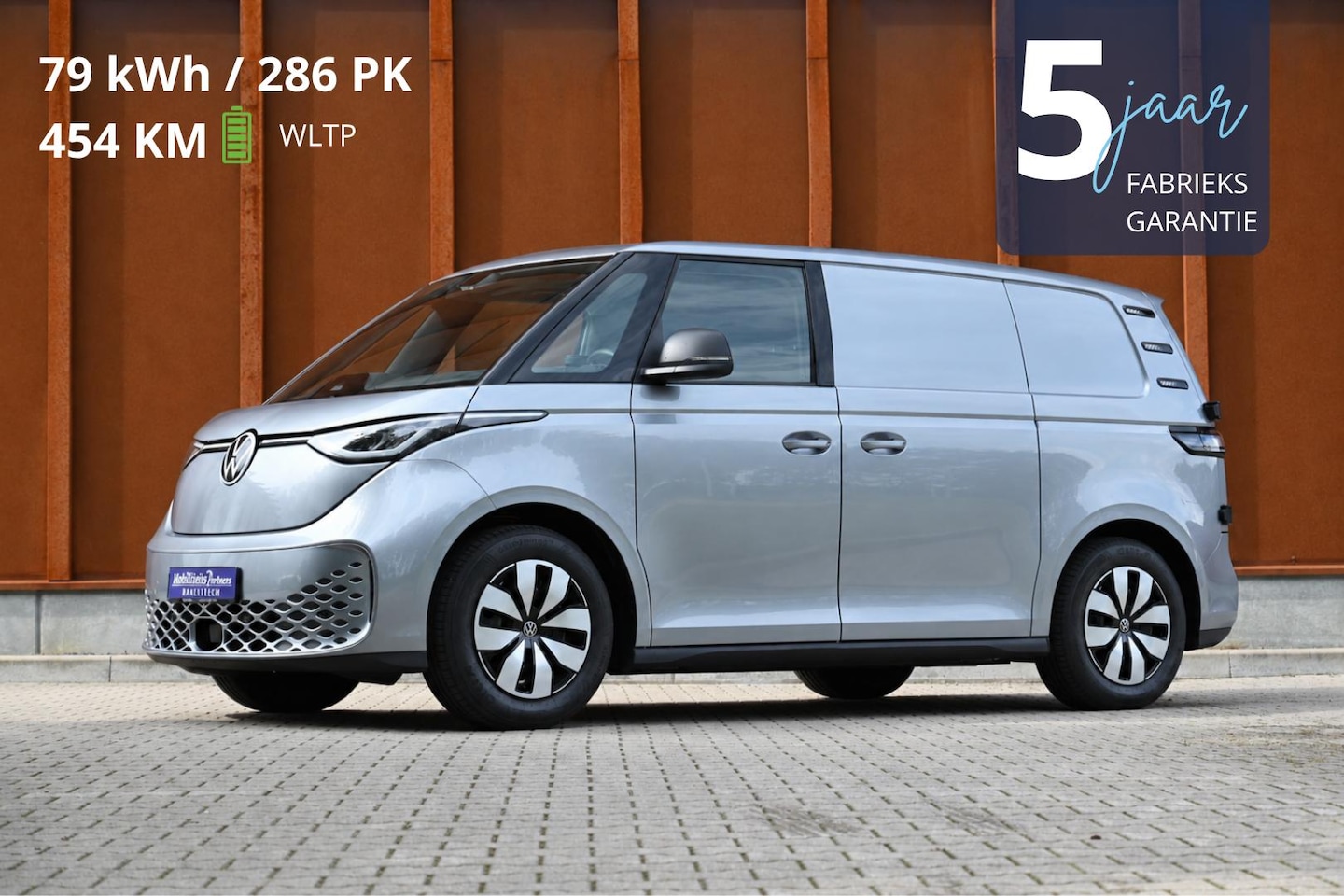 Volkswagen ID. Buzz Cargo - 79 kWh | 286pk | 2x Deur | LONG RANGE+| 454 km WLTP | € 528 P.M. - AutoWereld.nl