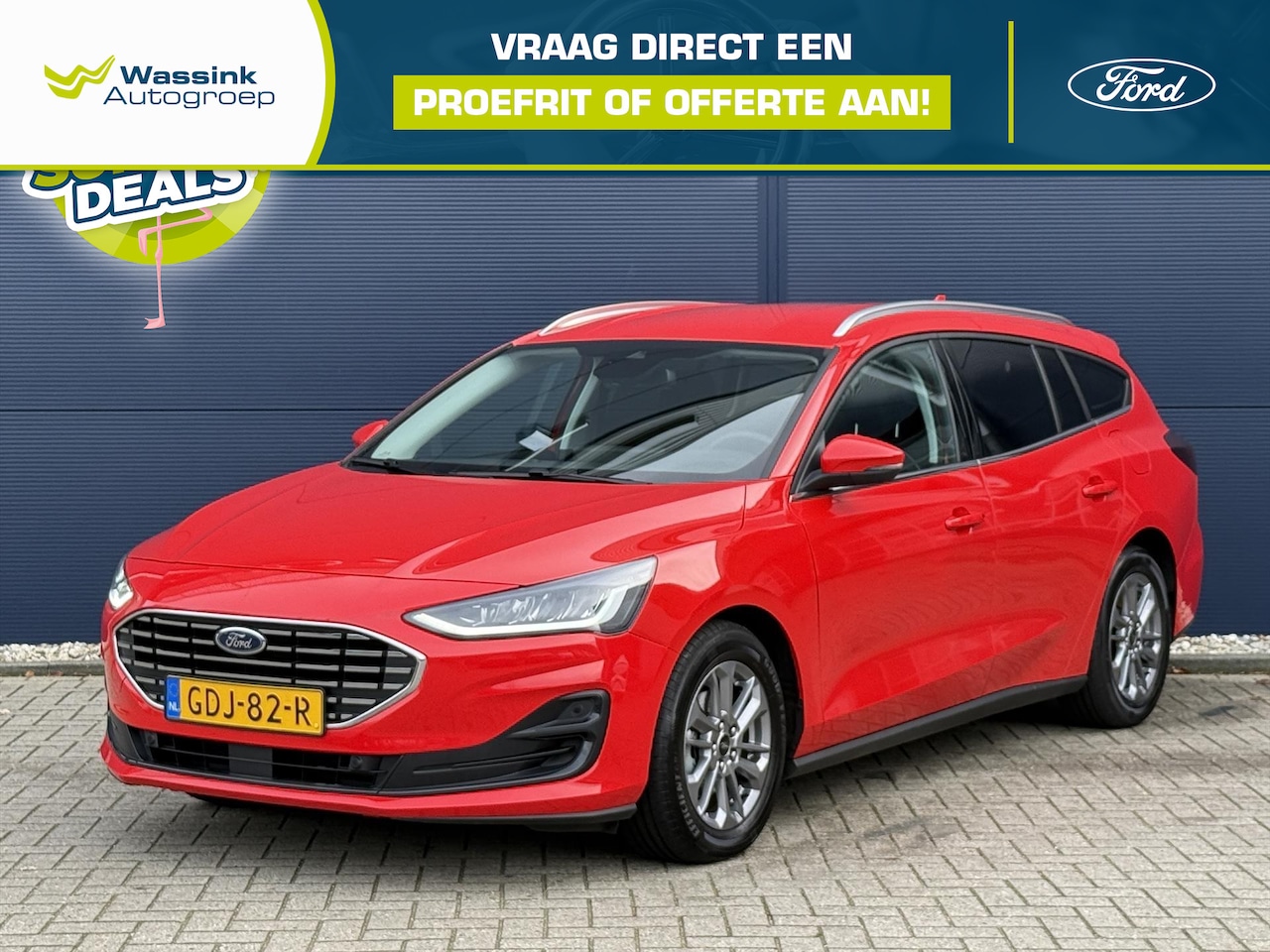 Ford Focus Wagon - 1.0 EcoBoost Hybrid 155pk Powershift \ Automaat |  Titanium | Navigatie | Parkeerhulp V+A - AutoWereld.nl