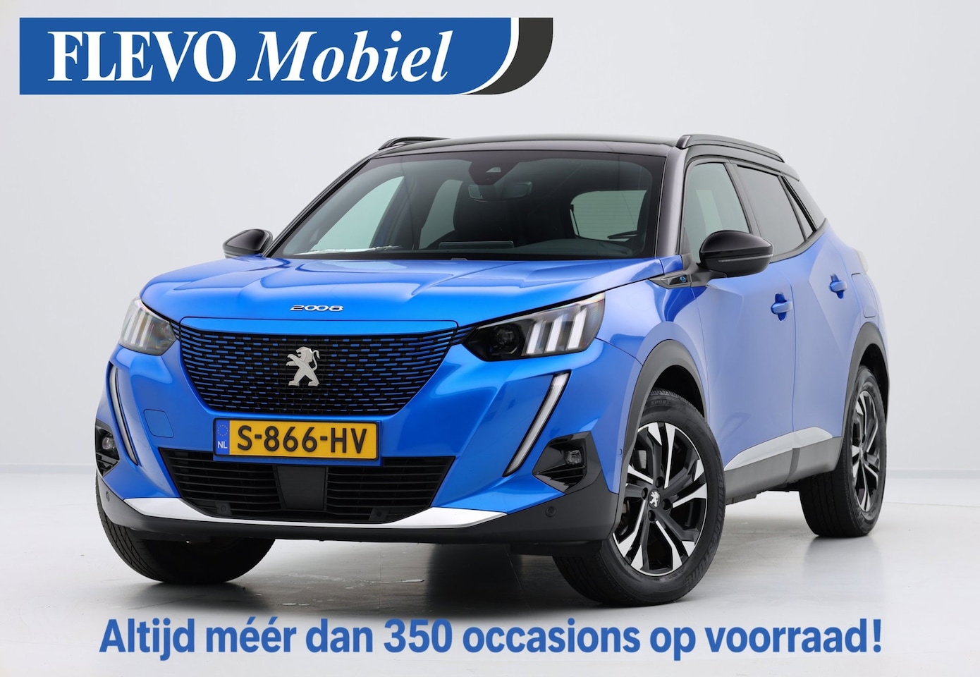 Peugeot e-2008 - EV GT 50 kWh Aut. Half-Leder|1e Eig!|Navi|Clima|Camera|LMV|PDC - AutoWereld.nl