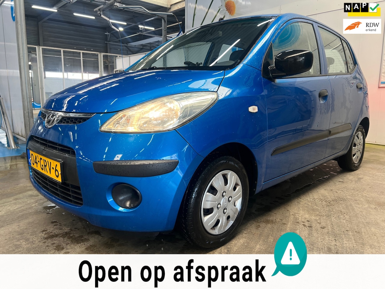 Hyundai i10 - 1.1 Active / 5Deurs/ Elektrische Ramen/ Blauw - AutoWereld.nl