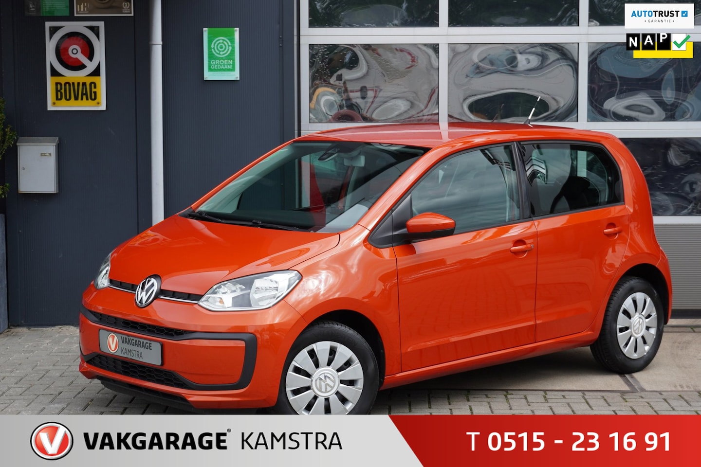 Volkswagen Up! - 1.0 BMT move up! NAP 5-deurs Airco/Zuinig - AutoWereld.nl