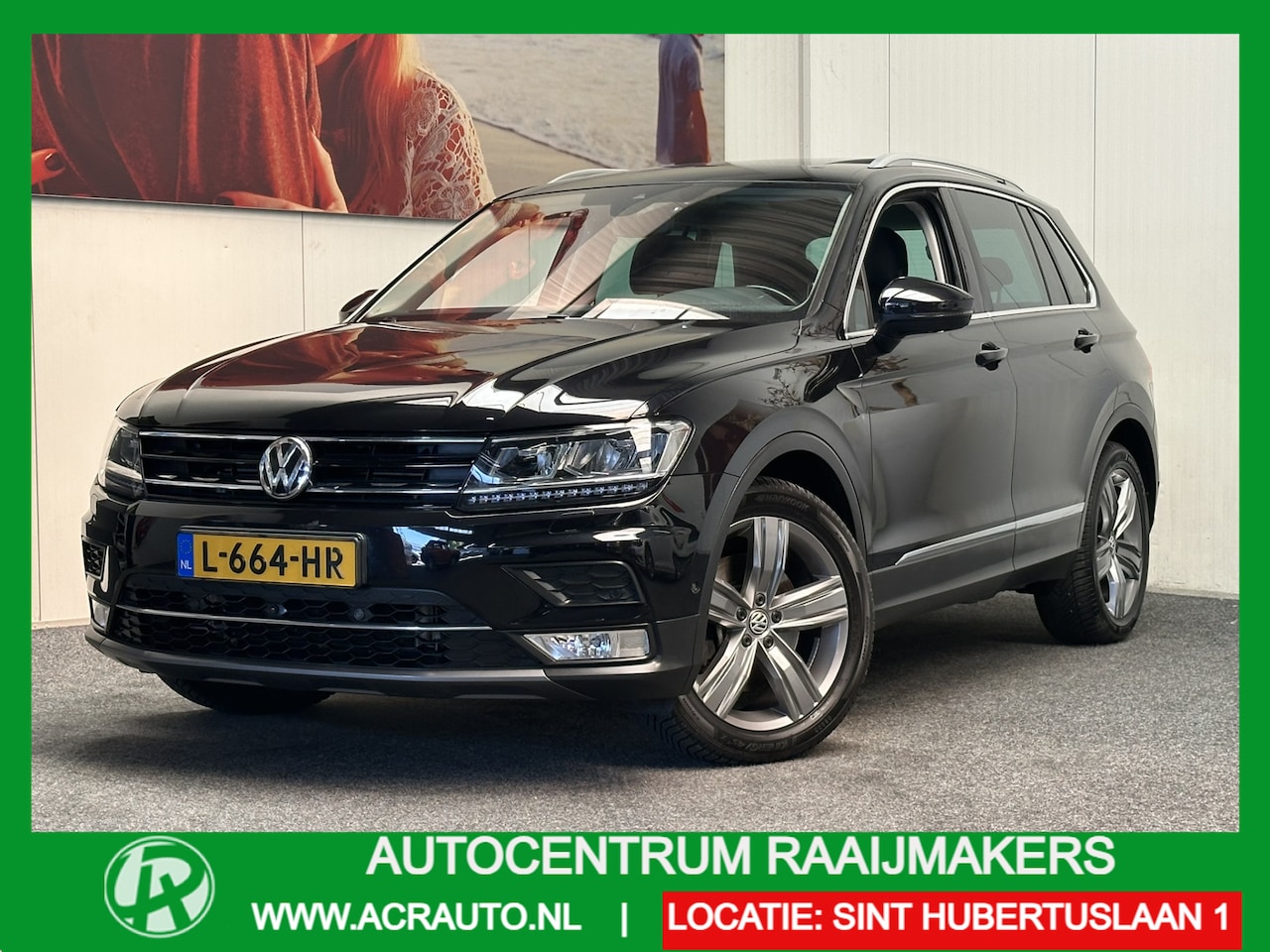 Volkswagen Tiguan - 2.0 TSI 4MOTION HIGHLINE AUTOMAAT PANODAK NAVIGATIE ADAPTIVE CRUISE CONTROL SCHUIF/KANTELD - AutoWereld.nl