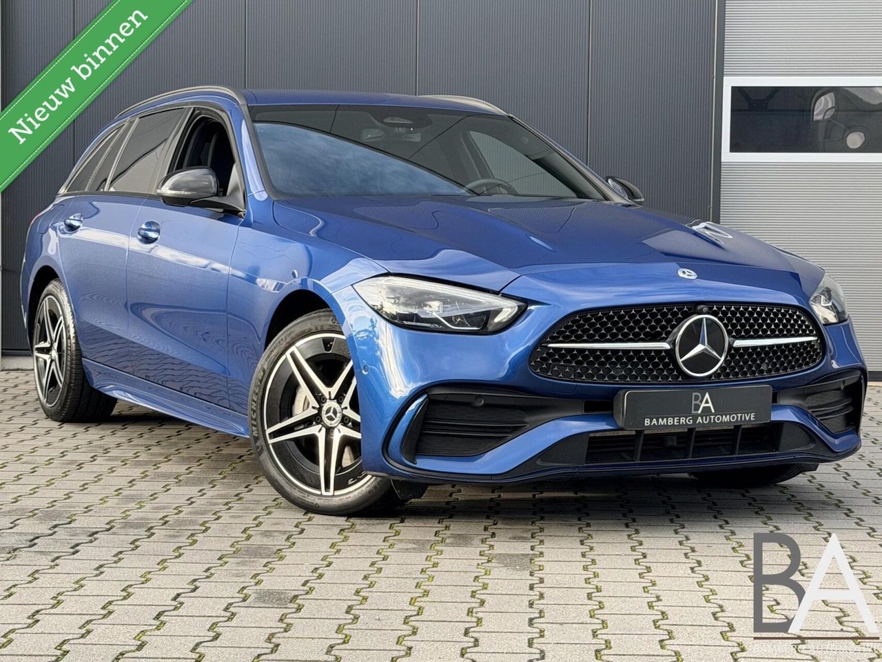 Mercedes-Benz C-klasse Estate - 300 e AMG Burmester|360|leder - AutoWereld.nl