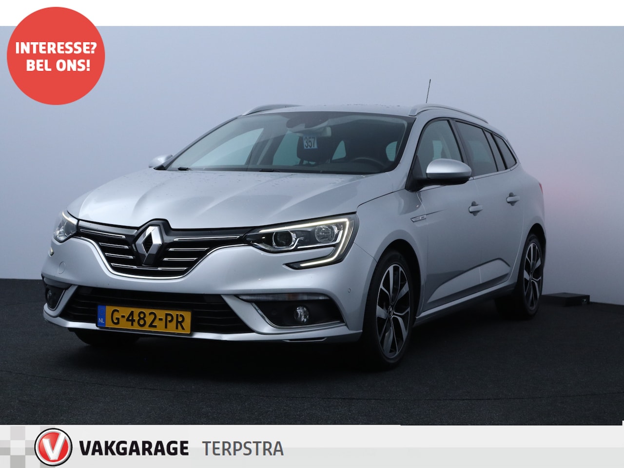 Renault Mégane Estate - 1.3 TCe Bose/ Automaat/ Trekhaak/ 17'' LMV/ Apple + Android/ Dode-Hoek DET./ Half-Leder/ L - AutoWereld.nl