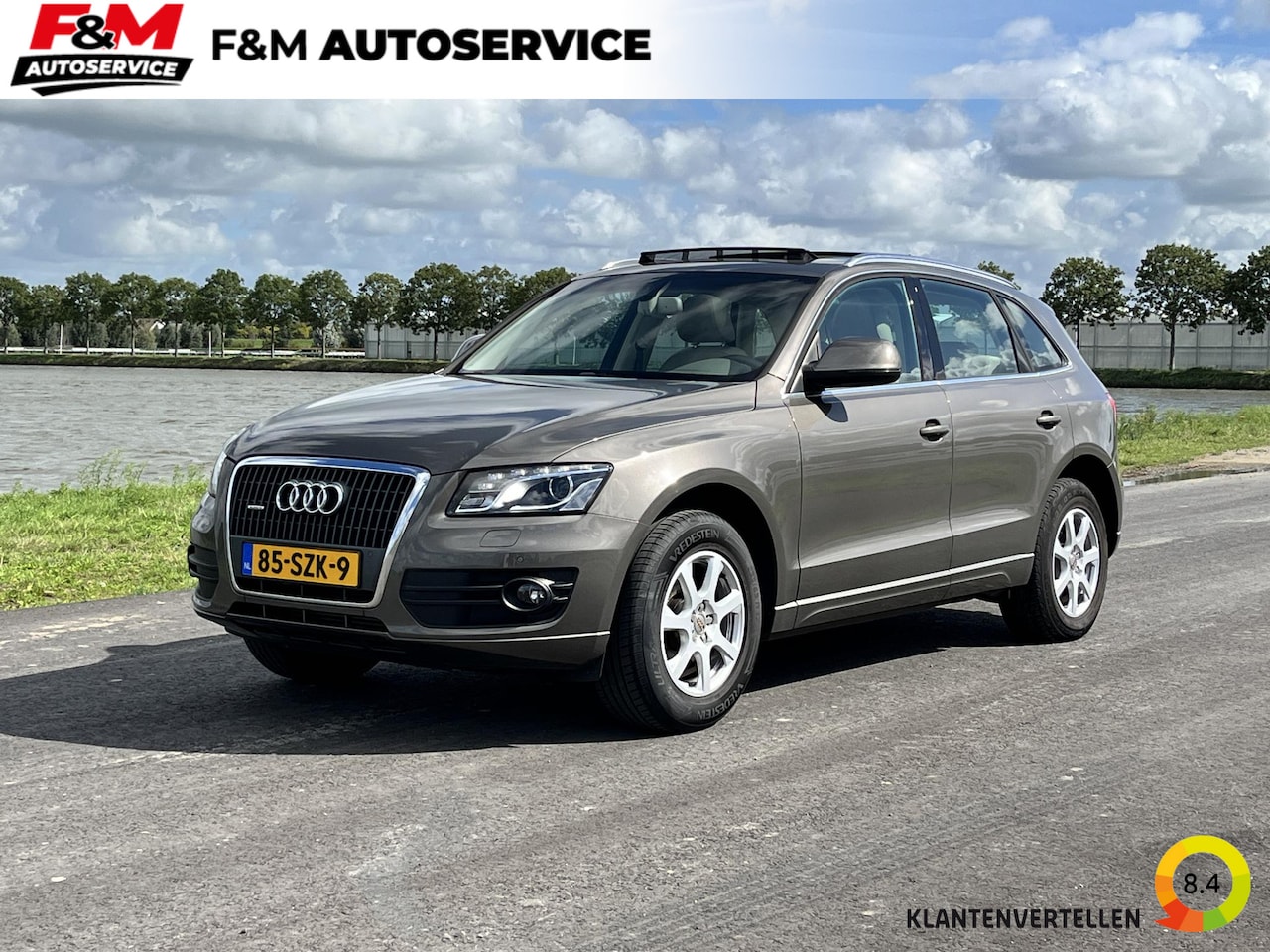 Audi Q5 - 2.0 TFSI quattro Pro Line Clima, cruise, stoelverwarming, pano, trekhaak - AutoWereld.nl