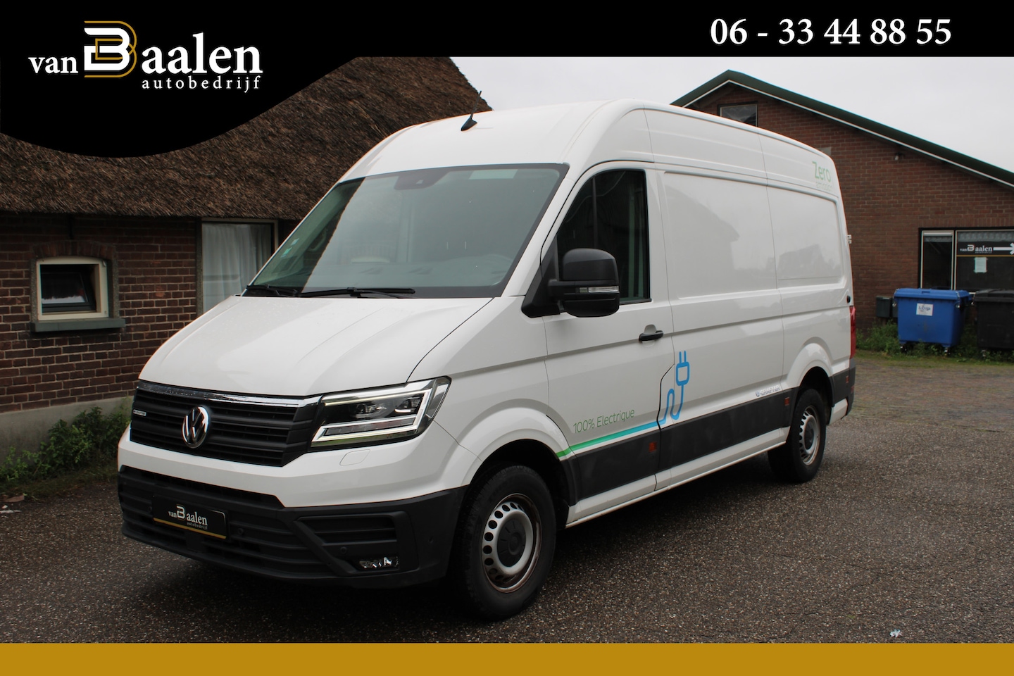 Volkswagen Crafter - e-Crafter L3H3 36 kWh 3-ZITS SOh 92.5% NAVI ERGO LED 65000KM!!! - AutoWereld.nl