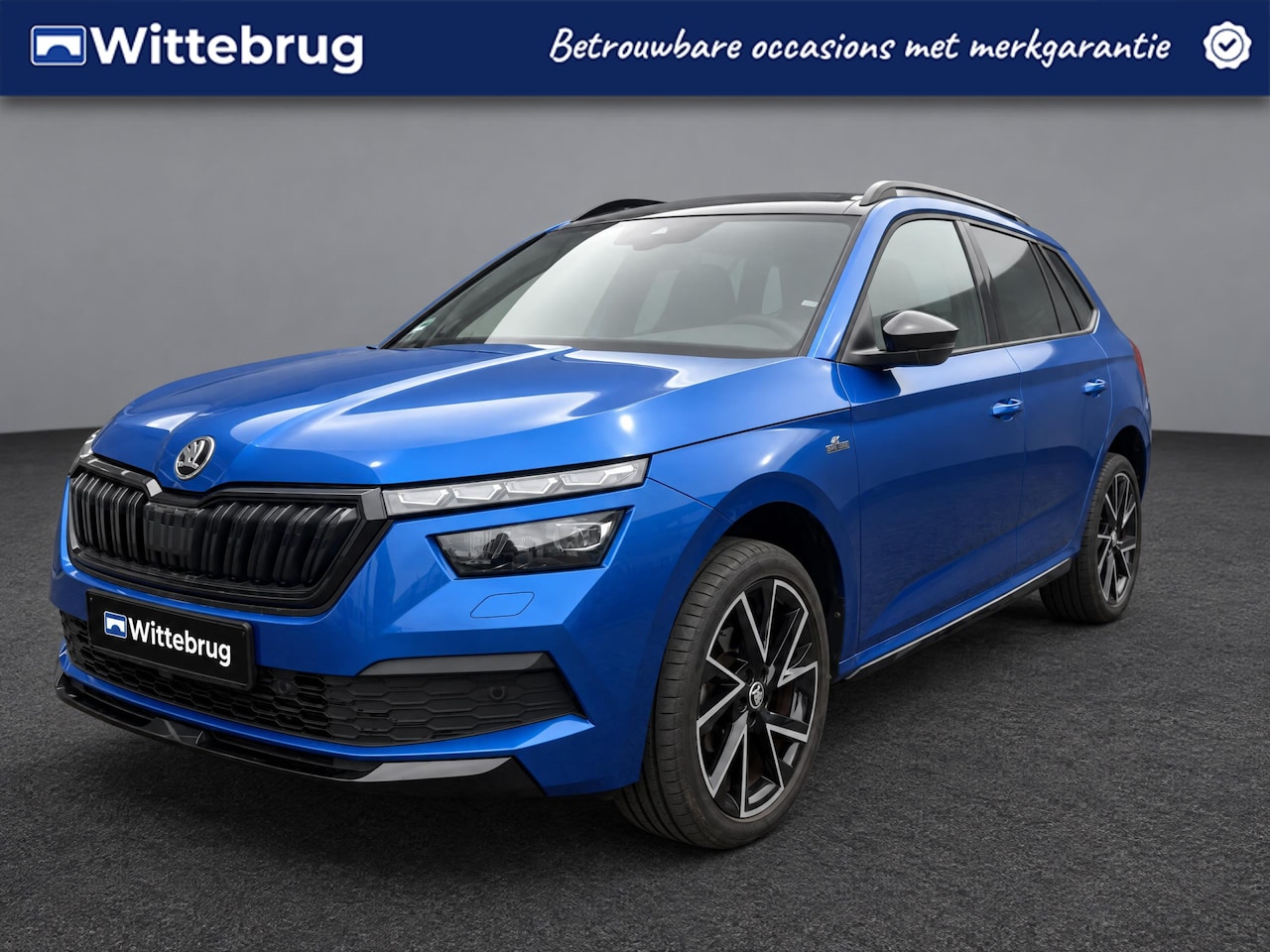 Skoda Kamiq - 1.5 TSI Monte Carlo DSG Automaat Panoramadak / 18" LM velgen / App-connect / Sportstoelen - AutoWereld.nl