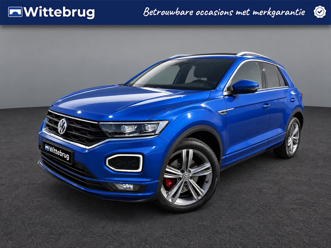 Volkswagen T-Roc - 1.5 TSI 150pk DSG Sport Business R / 2x R-line / Virtual Cockpit / Navigatie / Achteruitri - AutoWereld.nl