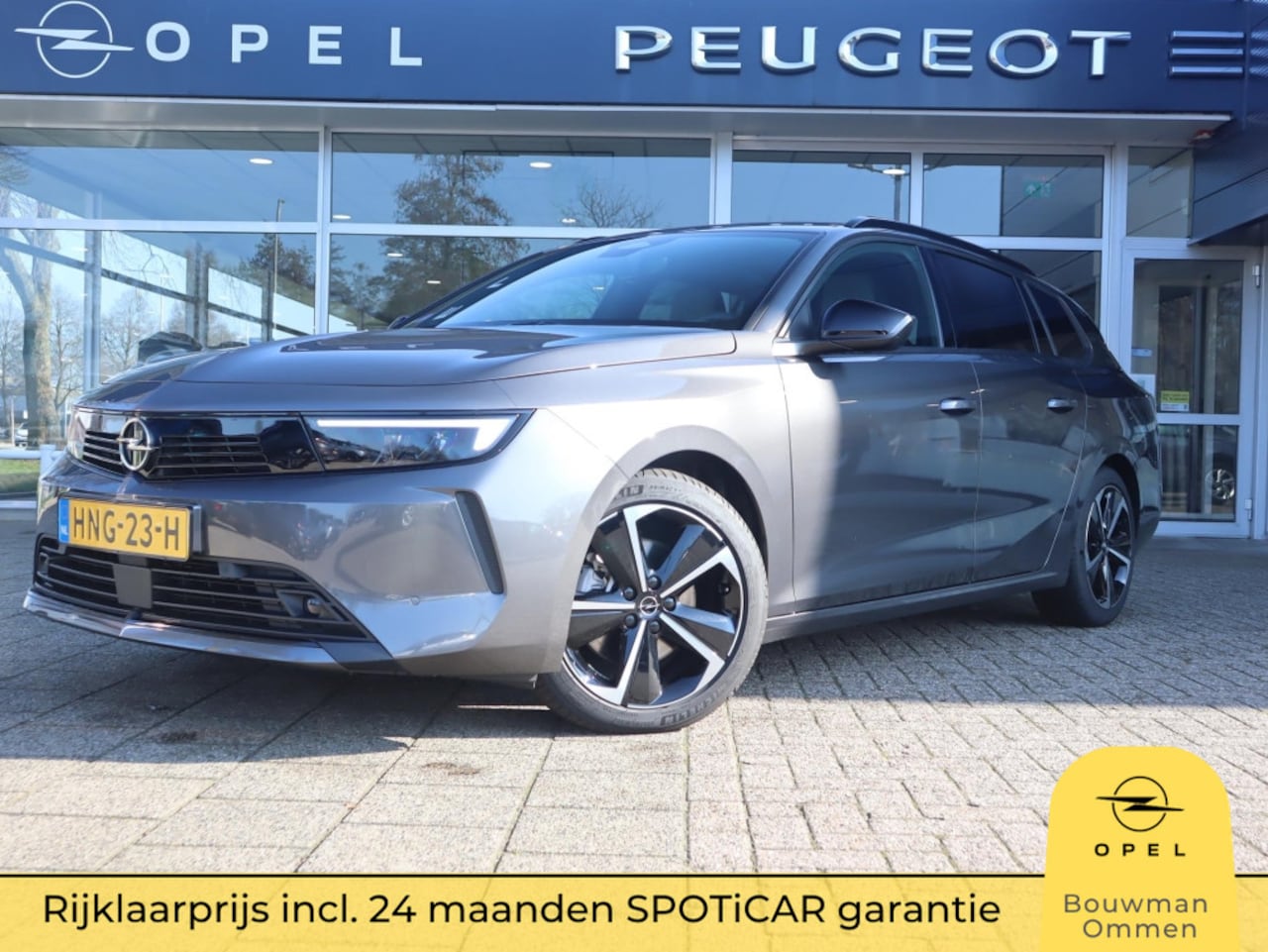 Opel Astra Sports Tourer - Business Edition Turbo Hybrid 145pk eDCT Automaat, Rijklaarprijs,Trekhaak Adaptieve cruise - AutoWereld.nl