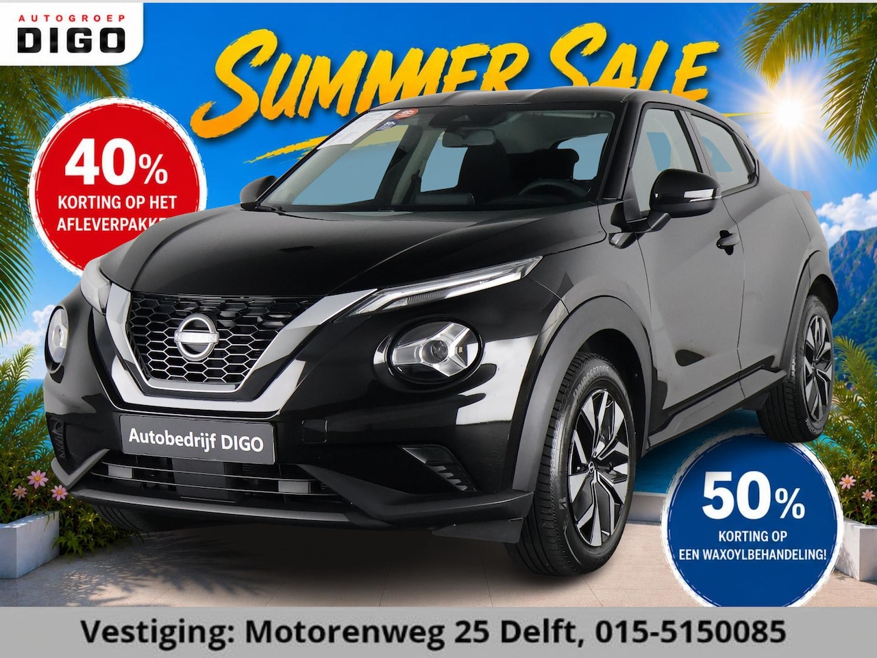 Nissan Juke - DIG-T ACENTA CARPLAY NAVI GARANTIE TOT 04-2034! BIJNA NIEUW!. CAMERA . - AutoWereld.nl
