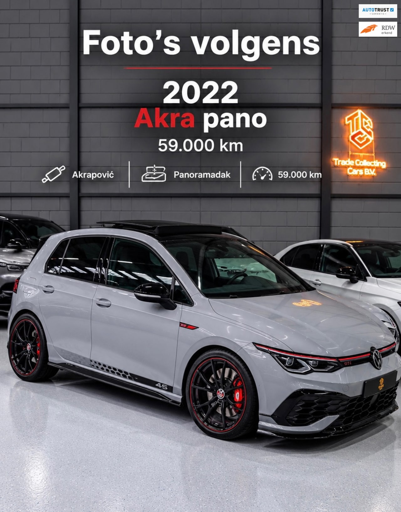 Volkswagen Golf - 2.0 TSI GTI Clubsport 45 Edition Pano-Akra-IQ Lights - AutoWereld.nl