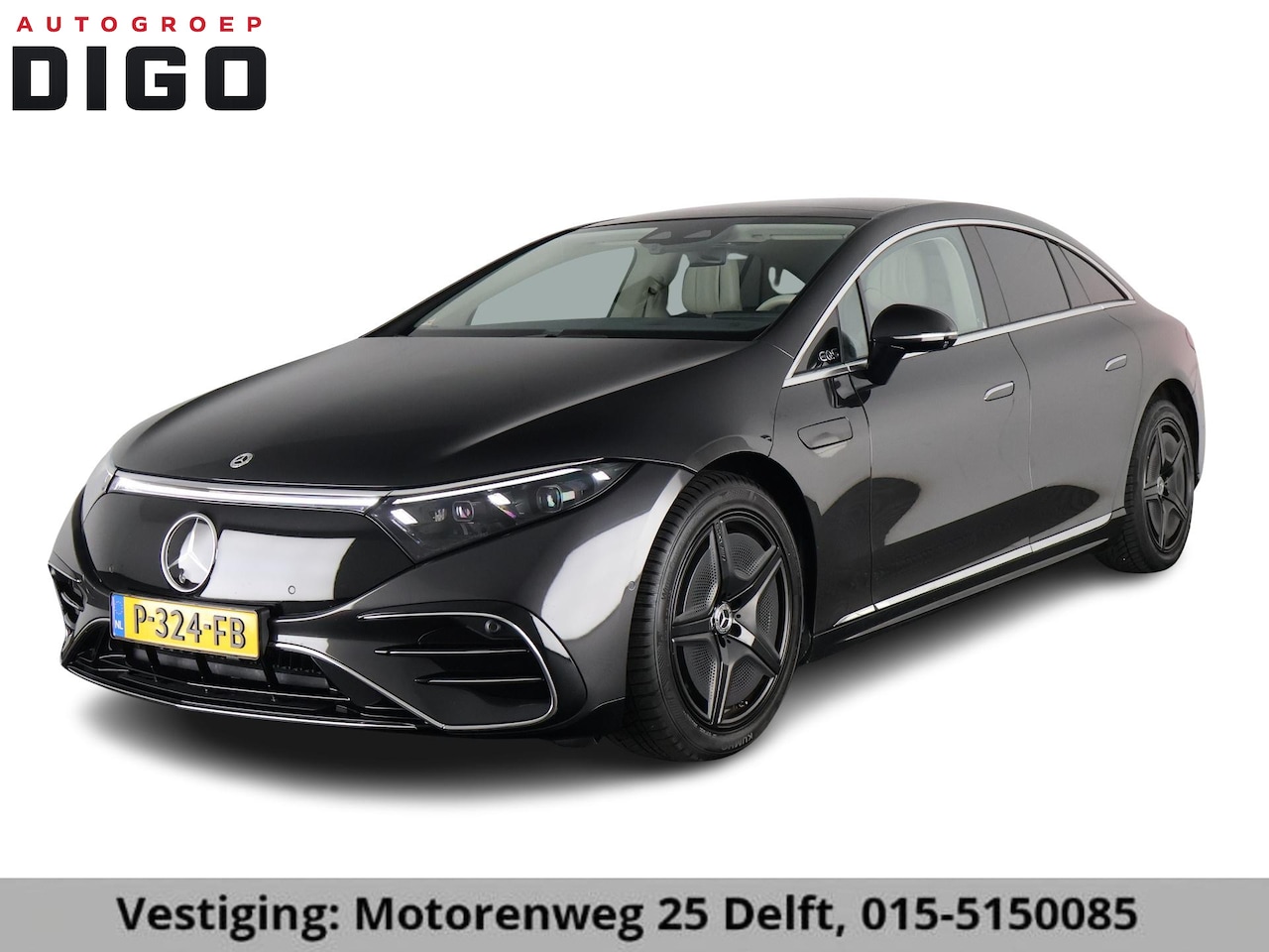 Mercedes-Benz EQS - 450+ AMG LINE 108 kWh SOH 99% GARANTIE 2032* 1e EIG. NL AUTO. PANORAMA DAK . 360 GRADEN CA - AutoWereld.nl
